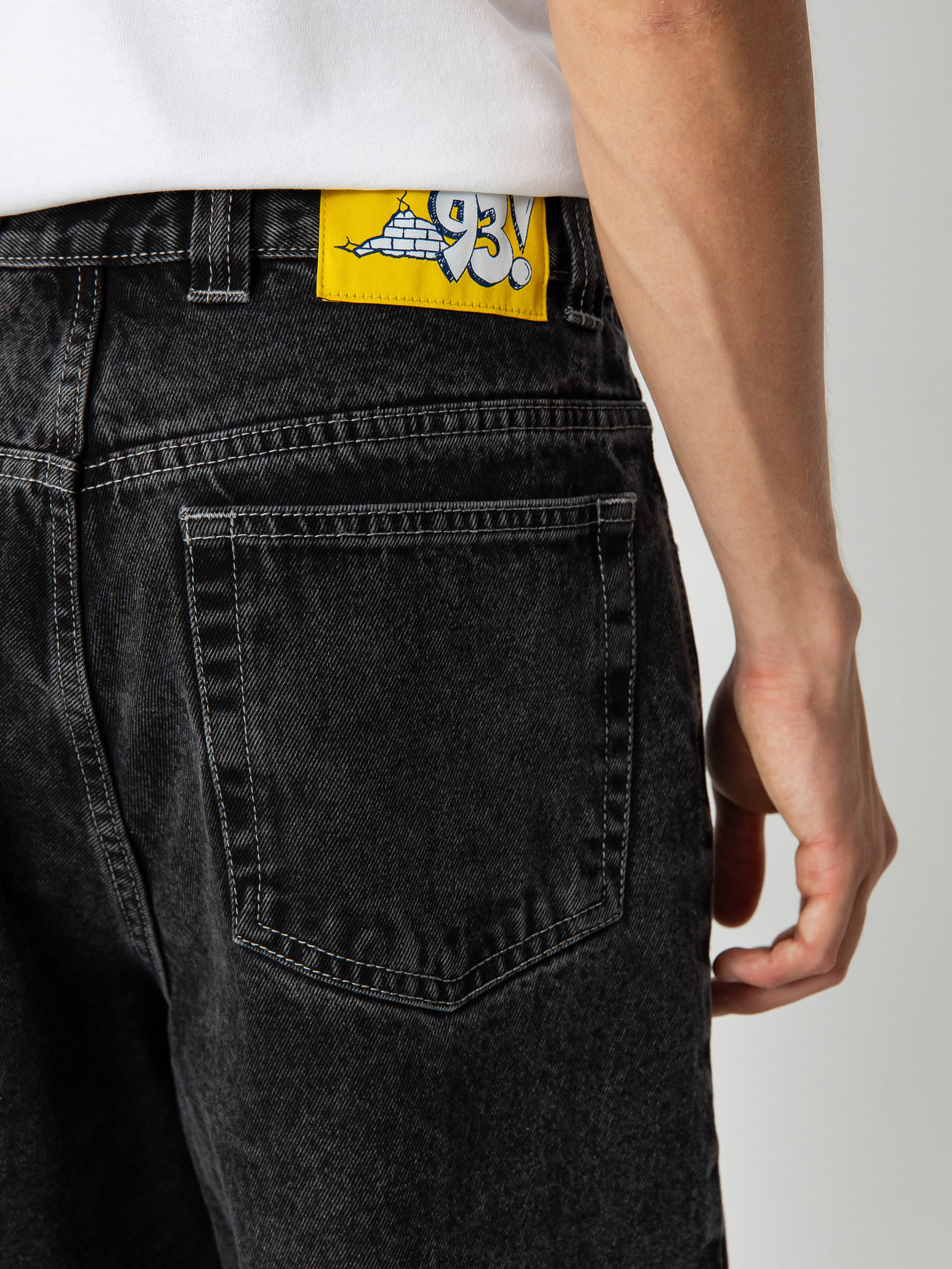 Панталони Polar Skate 93! Denim (silver black)