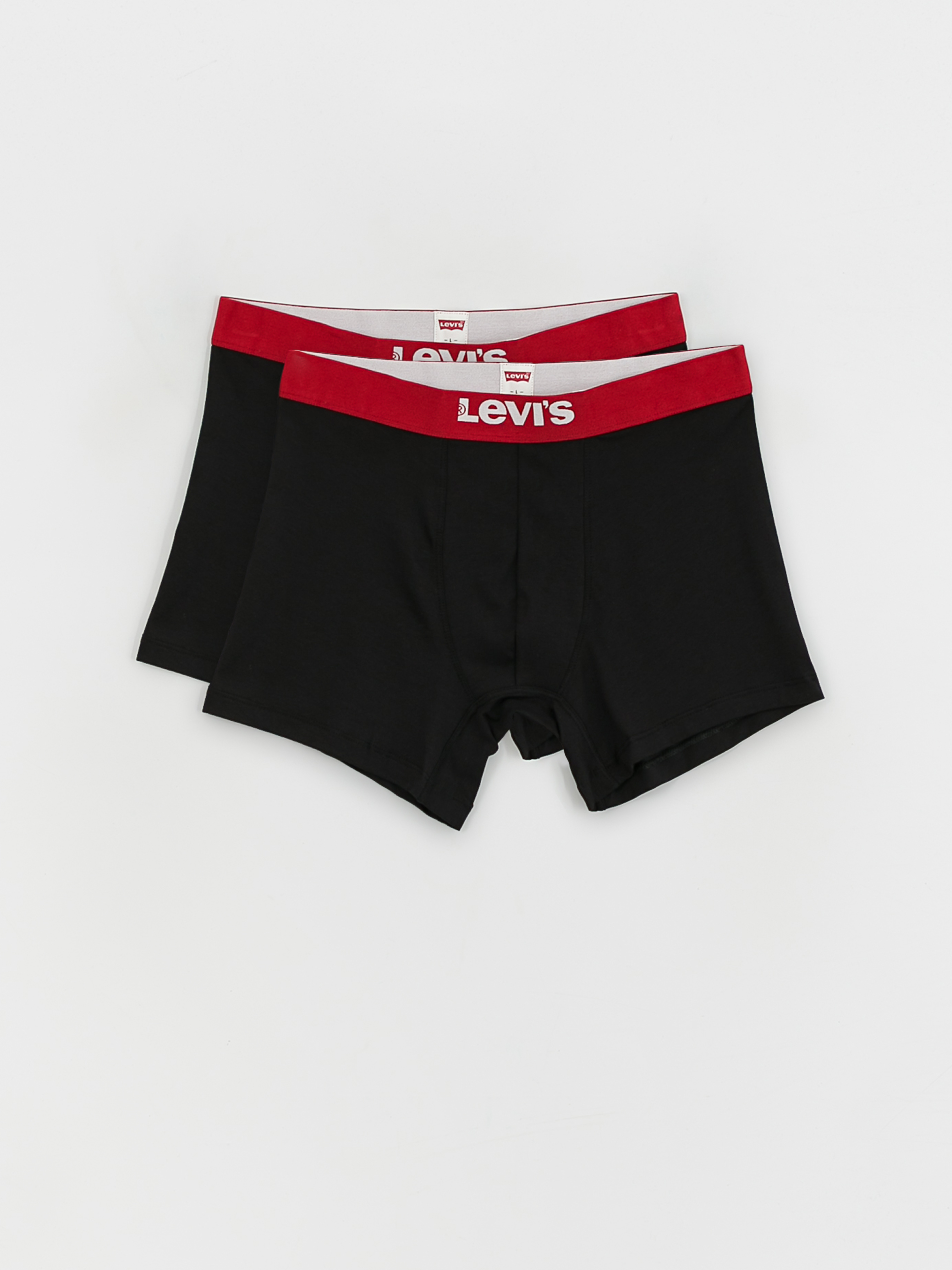 Бельо Levi's® Solid Basic Boxer (black/red)