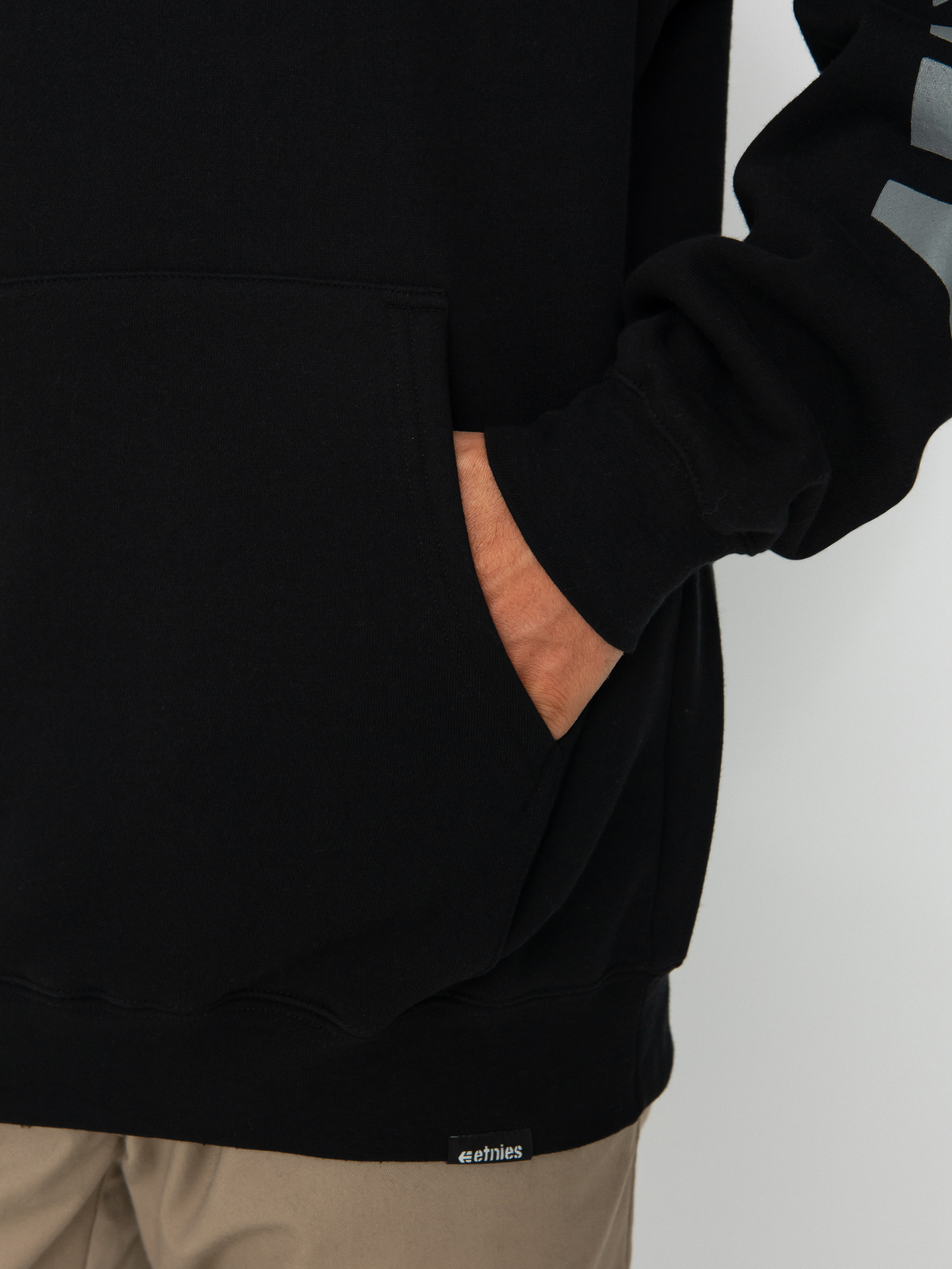 Суитшърт с качулка Etnies Burn Slow HD (black)