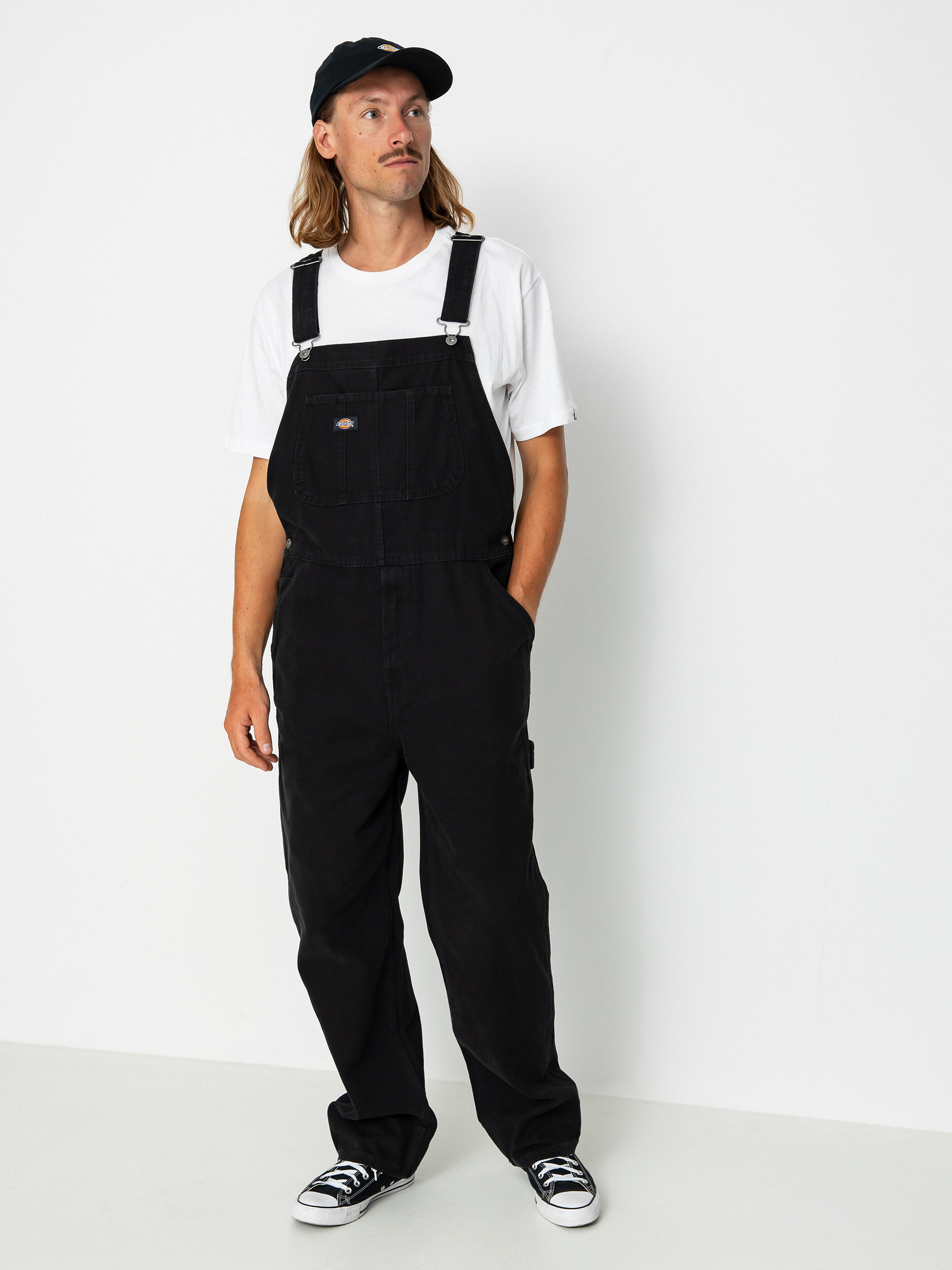 Панталони Dickies Duck Canvas Bib (sw black)