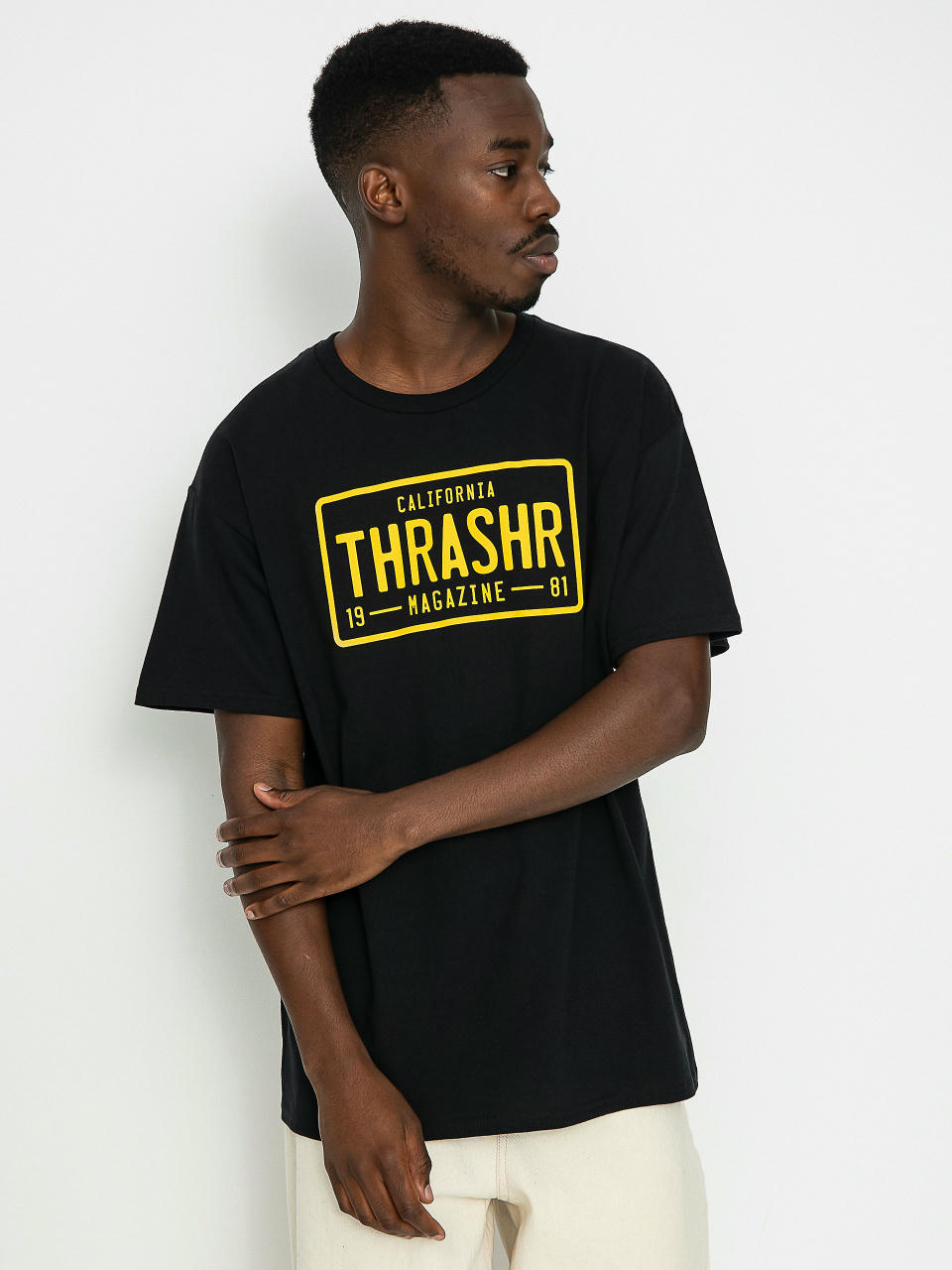 Тениска Thrasher License Plate (black)