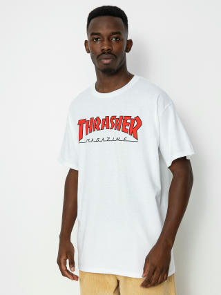 Тениска Thrasher Outlined (white/red)