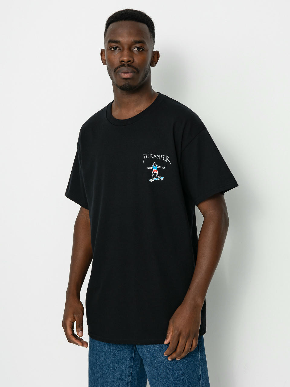 Тениска Thrasher Gonz Mini Logo (black)