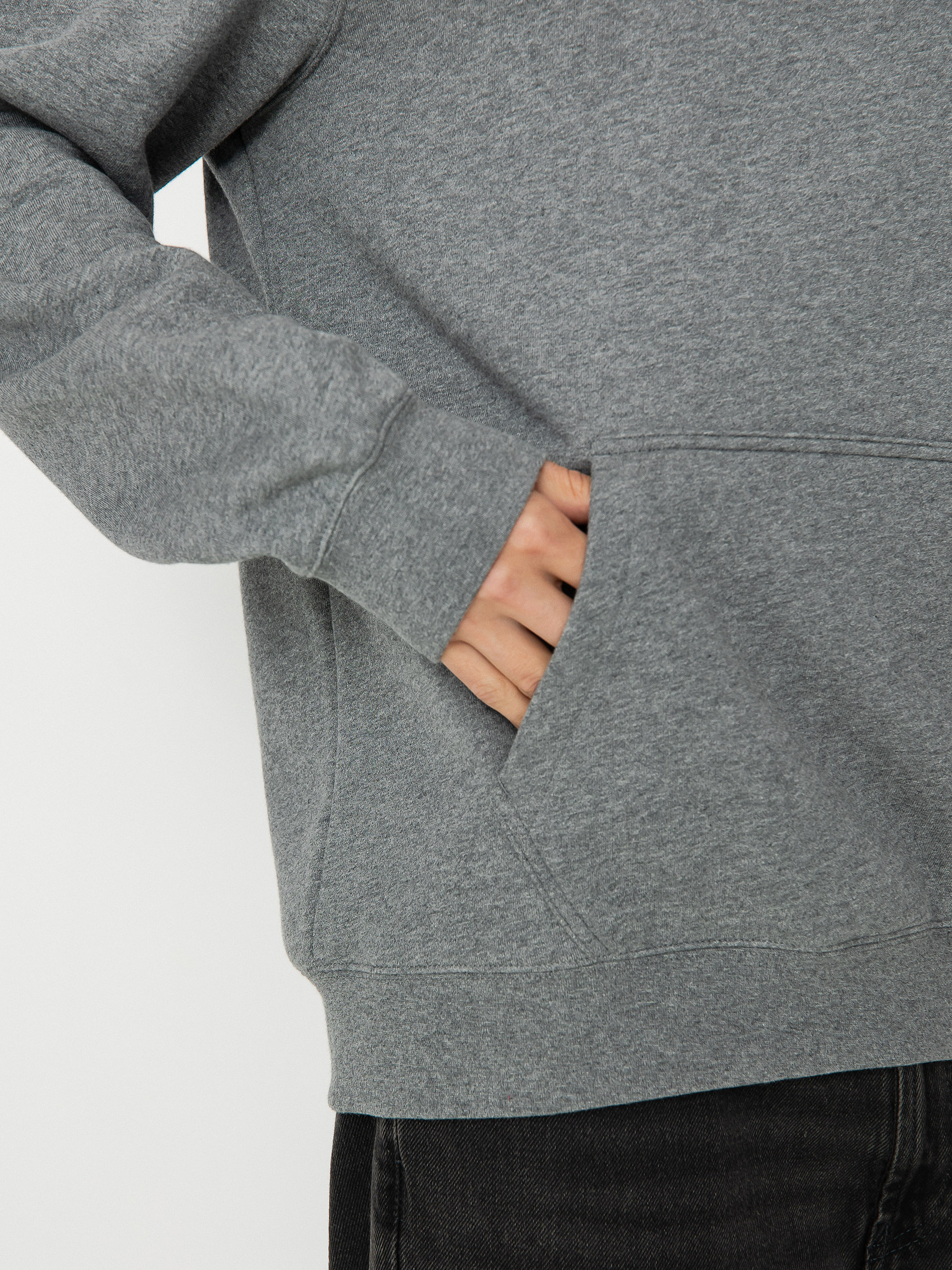 Суитшърт с качулка Fox Absolute HD (heather/graphite)