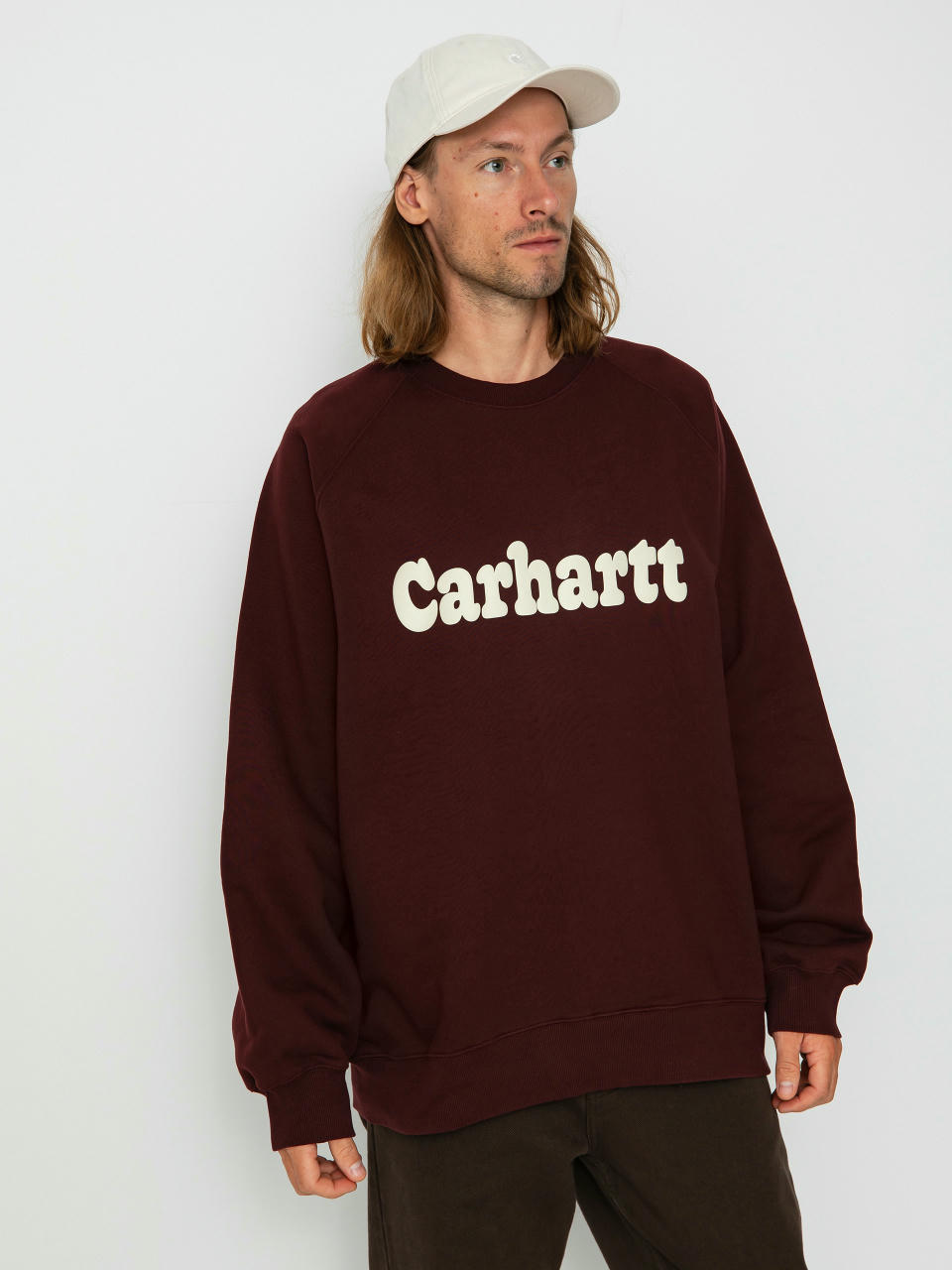 Суитшърт Carhartt WIP Bubbles (amarone/wax)