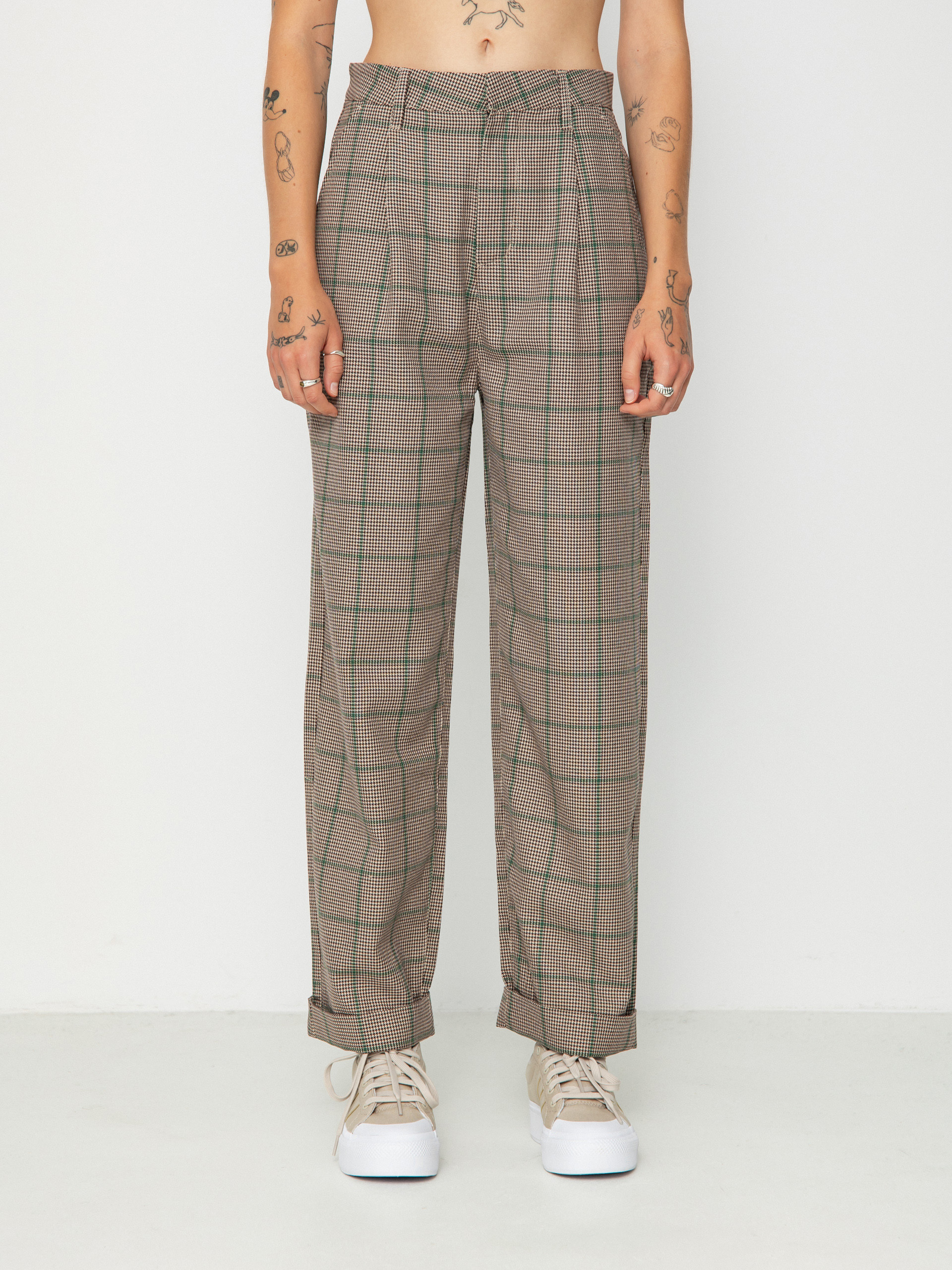 Панталони Brixton Victory Trouser Wmn (sesame/seal brown)