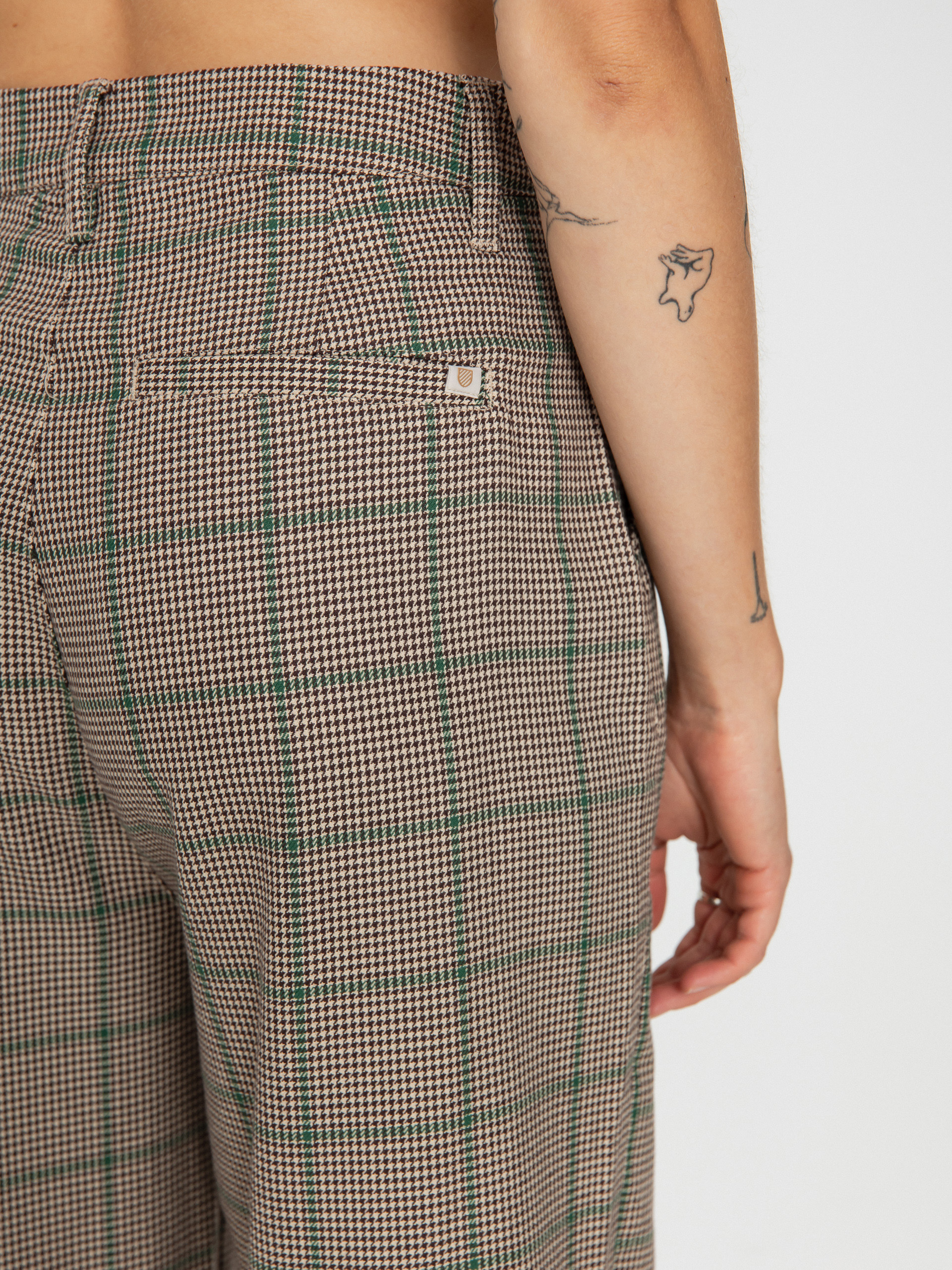 Панталони Brixton Victory Trouser Wmn (sesame/seal brown)