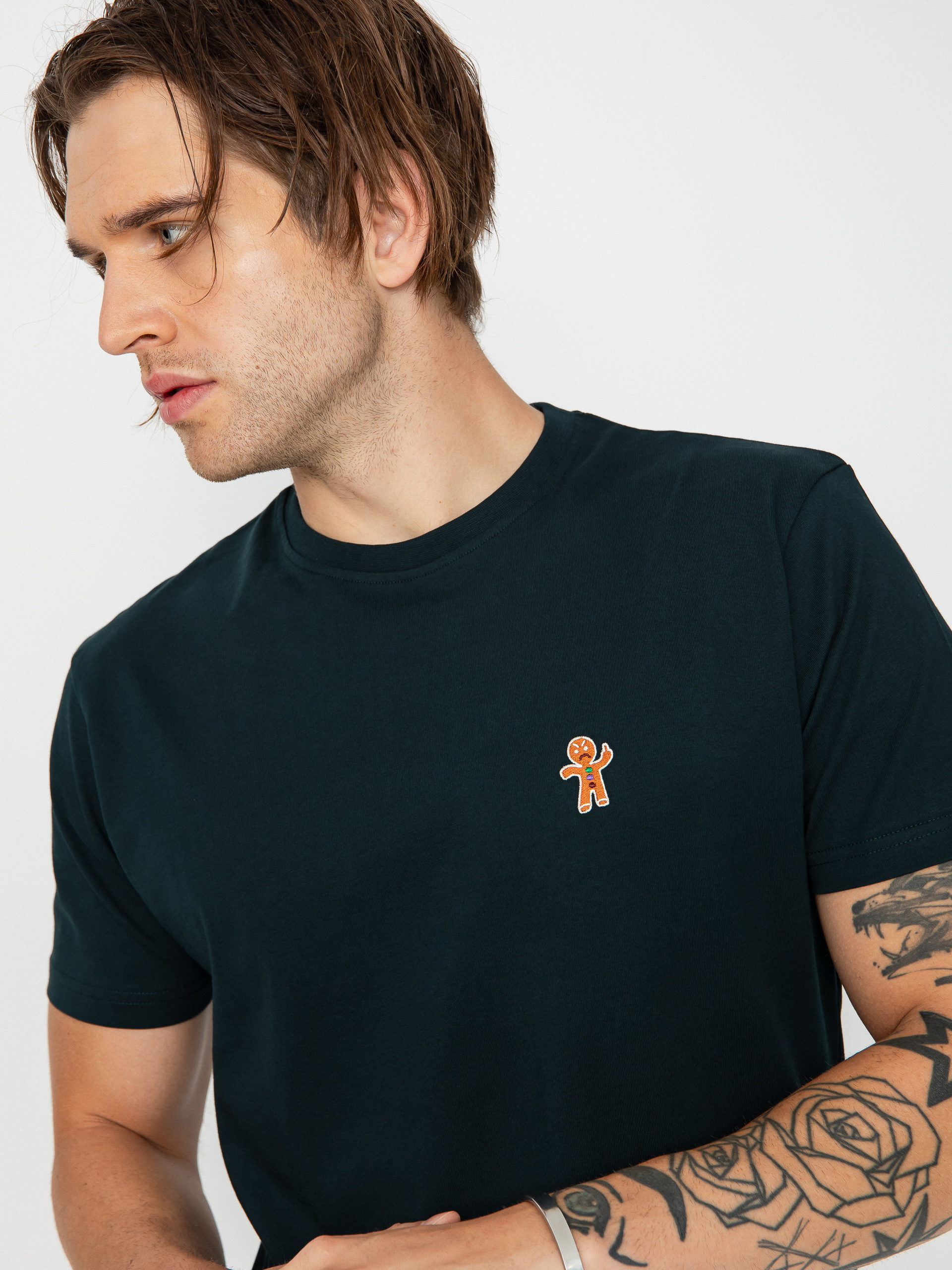 Тениска Iriedaily Cookieman Emb (night forest)