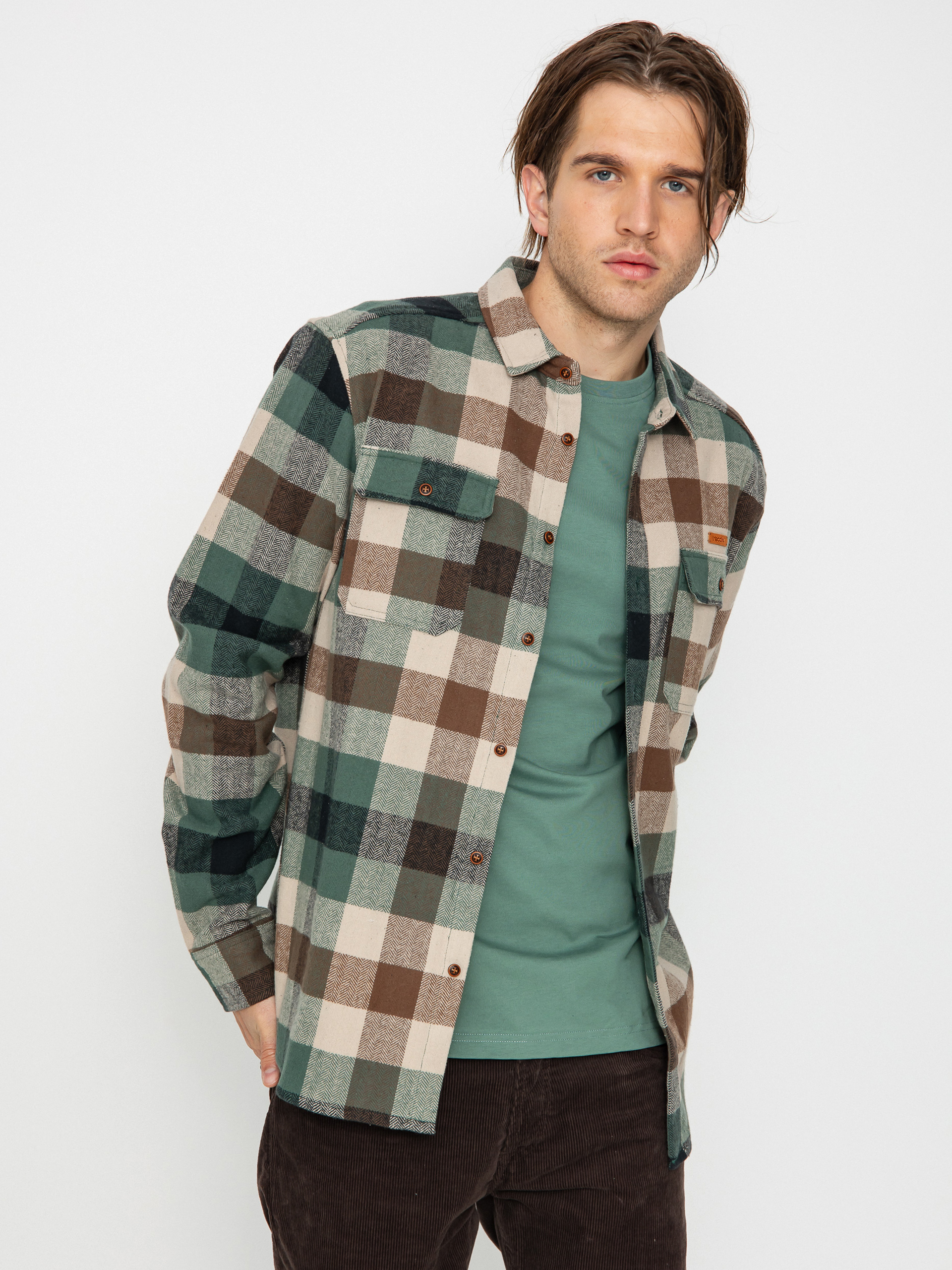Риза Iriedaily Lumber Fella (jungle green)