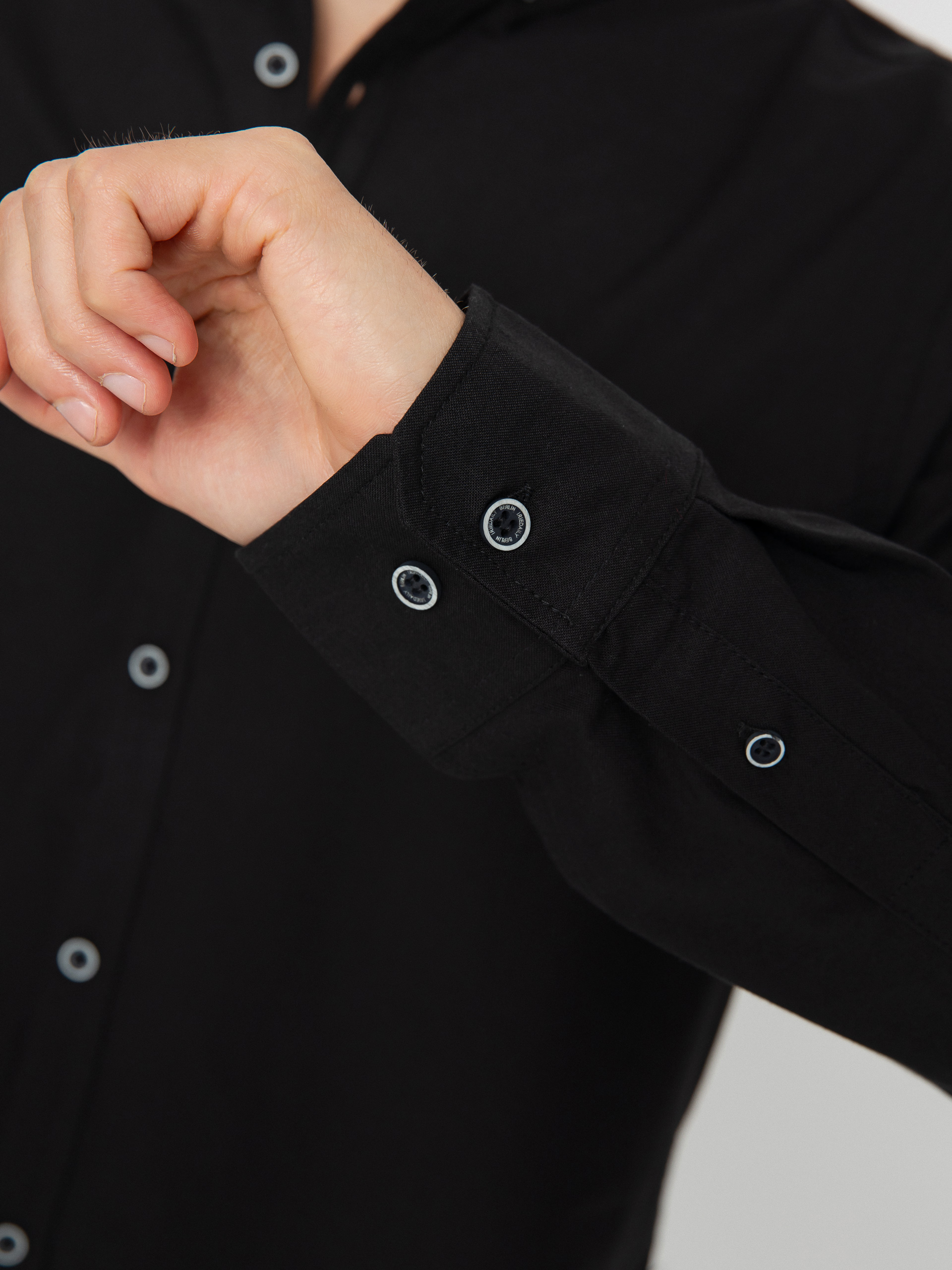 Риза Iriedaily Samuel (uni black)