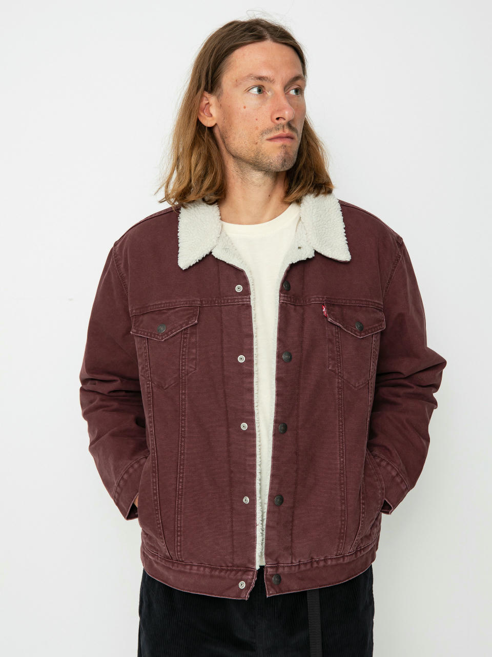 Яке Levi's® Type 3 Sherpa Trucker (decadent chocolate)