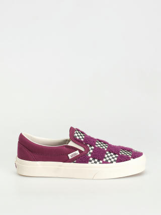 Обувки Vans Classic Slip On (tufted check dark purple)