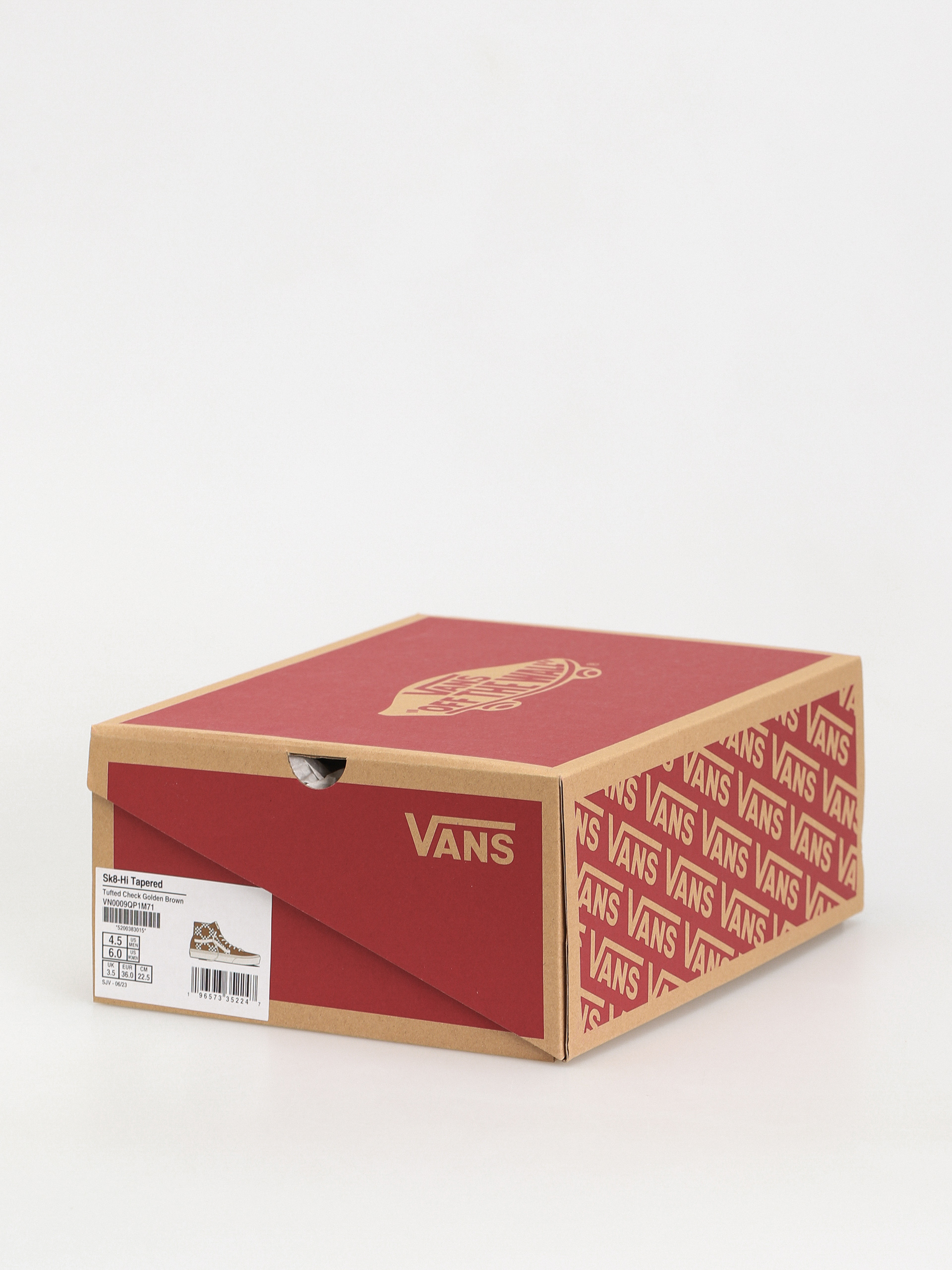 Обувки Vans Sk8 Hi Tapered (tufted check golden brown)