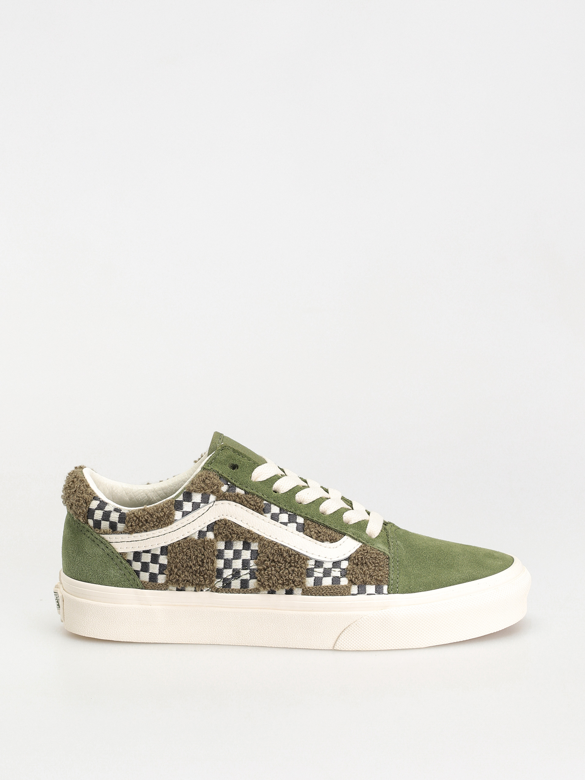 Обувки Vans Old Skool (tufted check loden green)