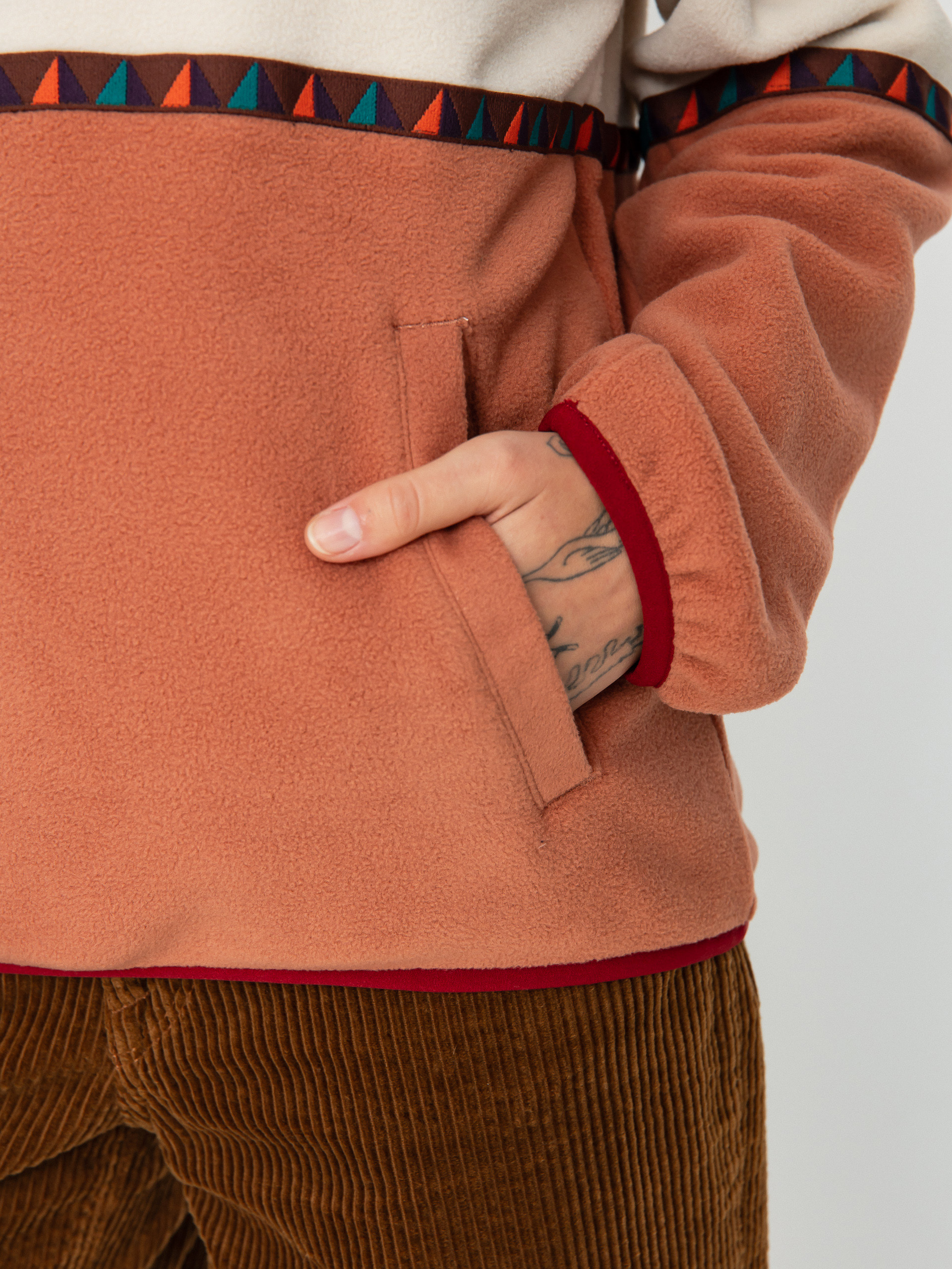 Дамски Поларени суитшърти Iriedaily Holina (cedar wood)