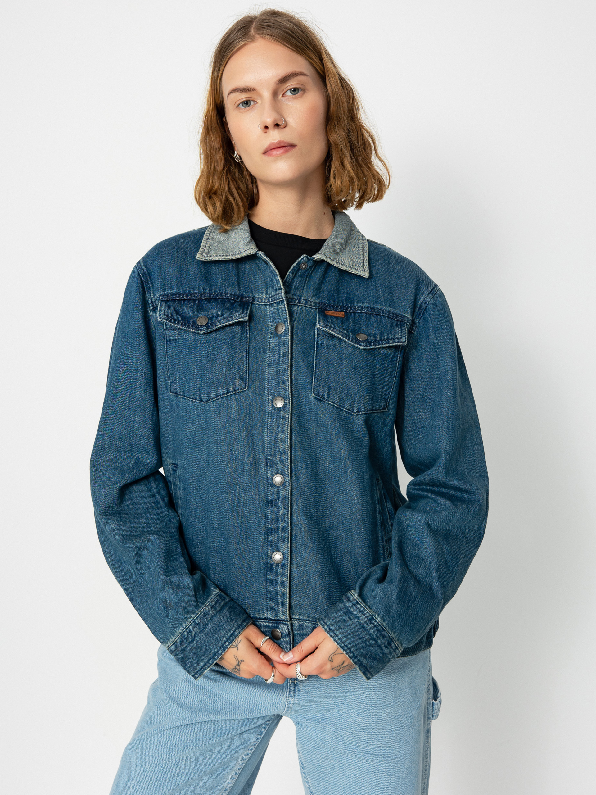 Яке Brixton Cable Embroidered Wmn (two tone indigo)