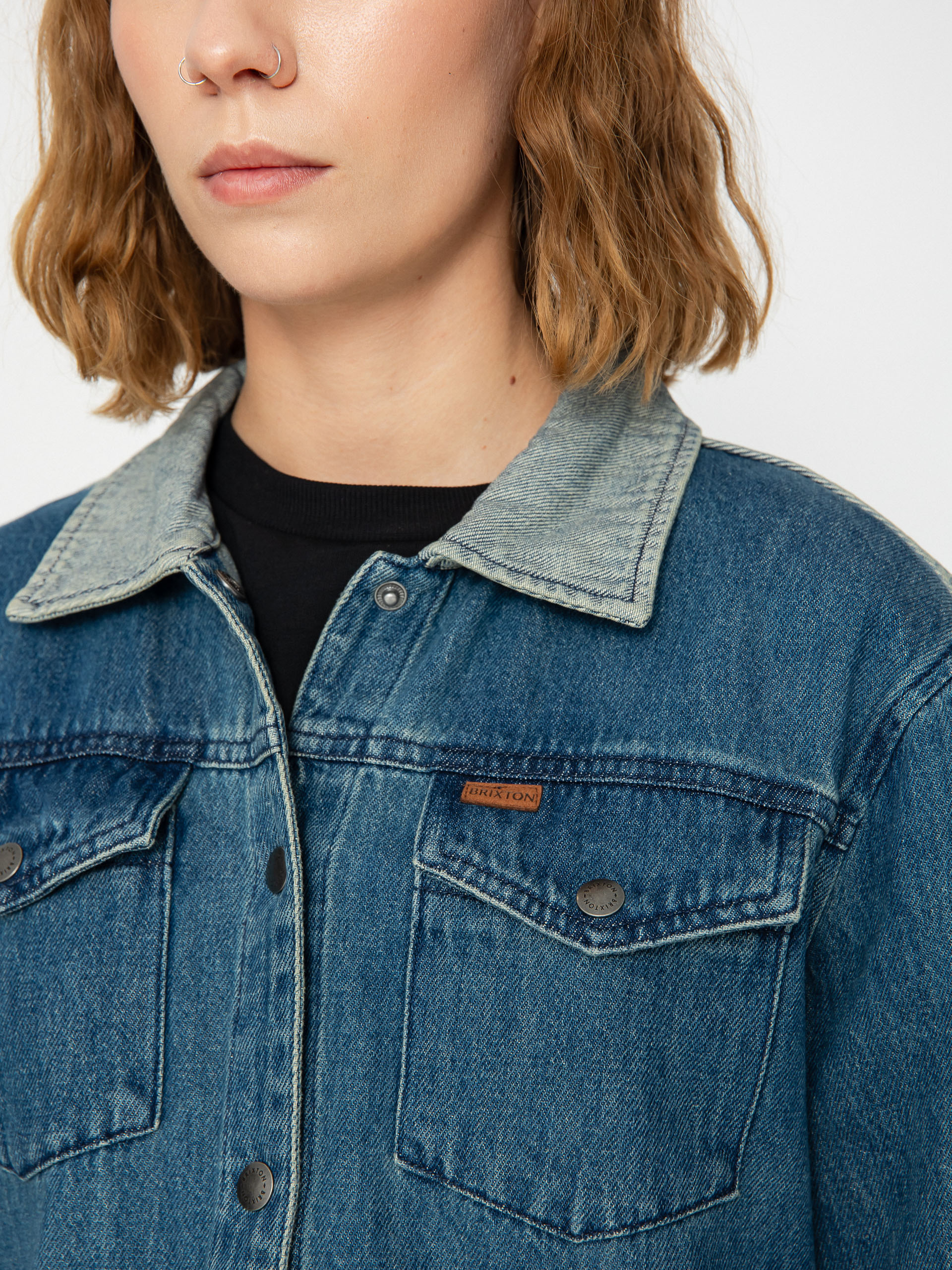 Яке Brixton Cable Embroidered Wmn (two tone indigo)