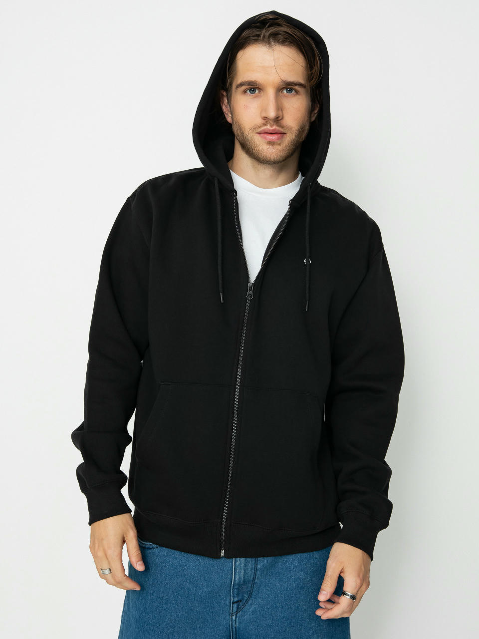 Суитшърт Volcom Single Stone Zip (black)