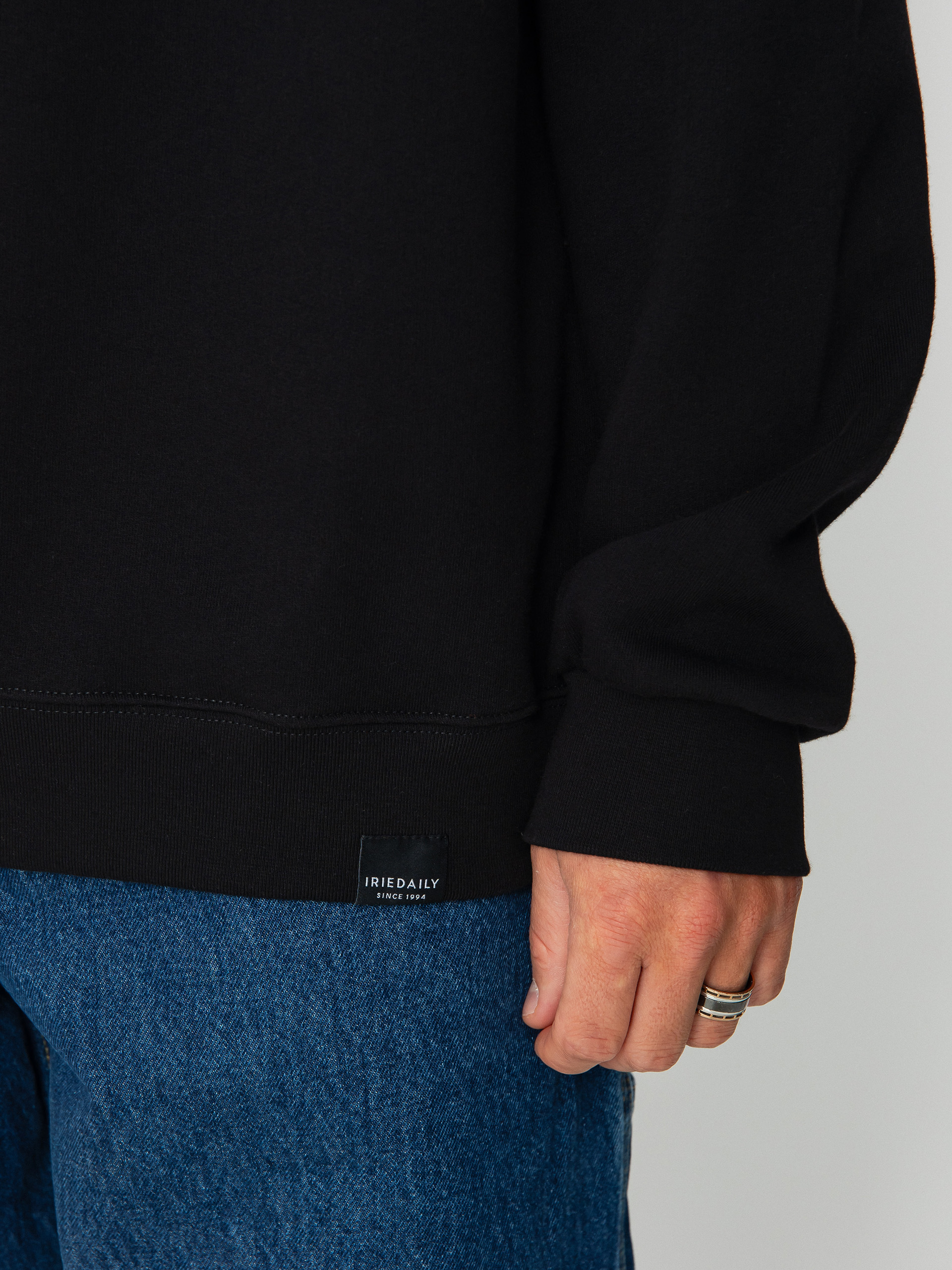 Суитшърт Iriedaily Mini Flag 2 (black)