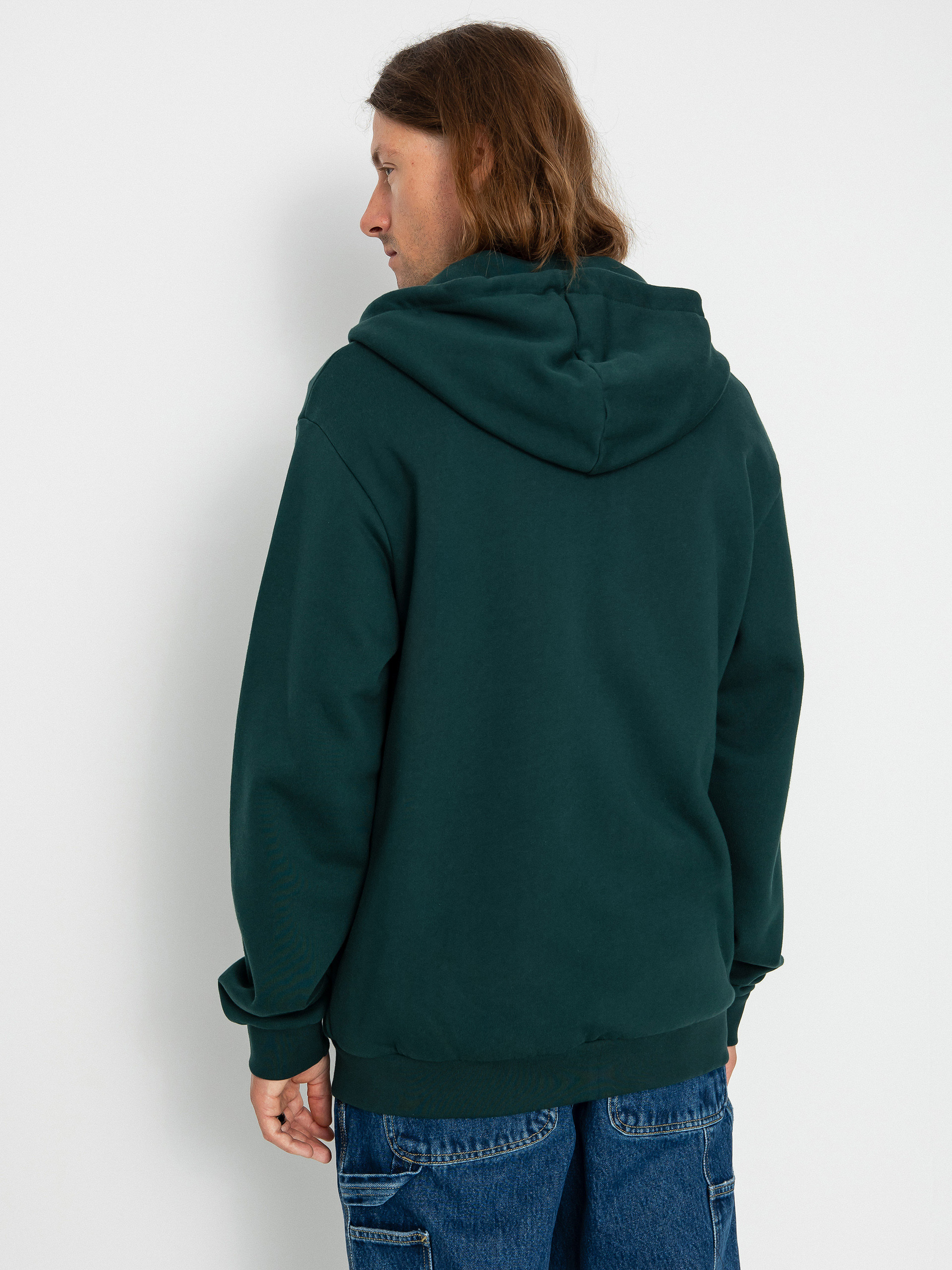 Суитшърт с качулка Iriedaily Mini Flag 2 ZHD (night forest)