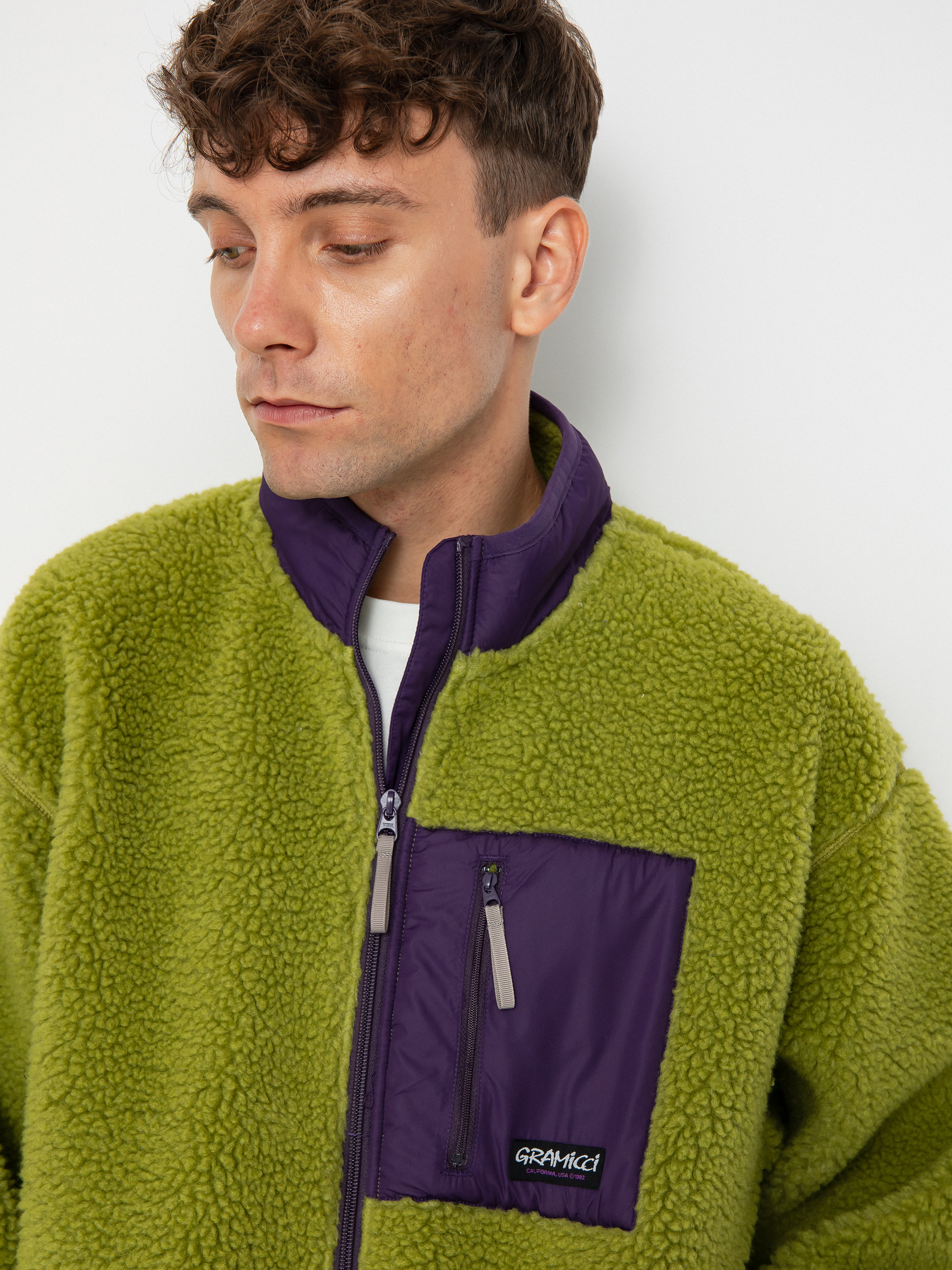 Яке Gramicci Sherpa (dusted lime)