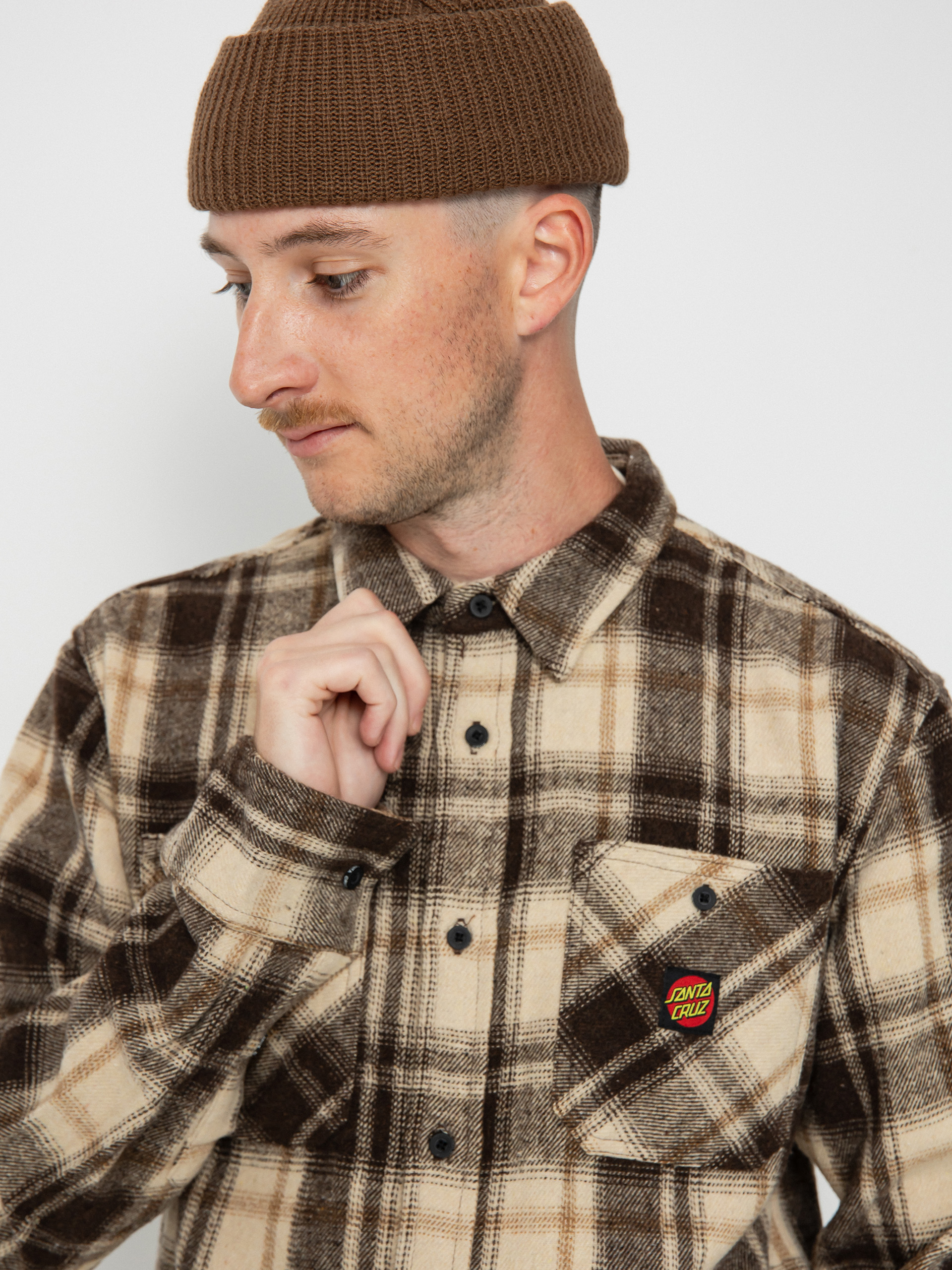 Риза Santa Cruz Apex (brown check)