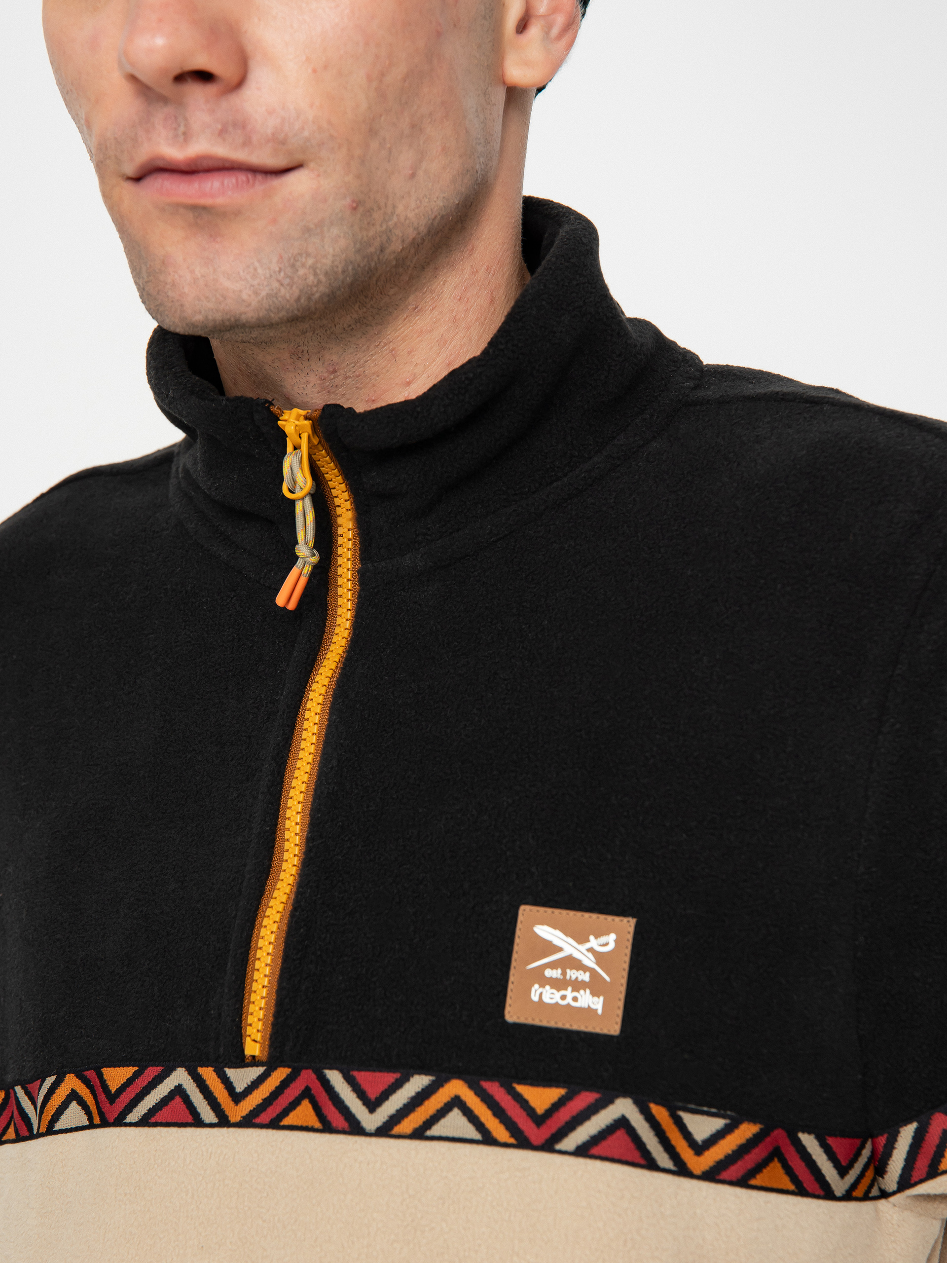 Мъжки Поларени суитшърти Iriedaily Monte Noe (khaki)