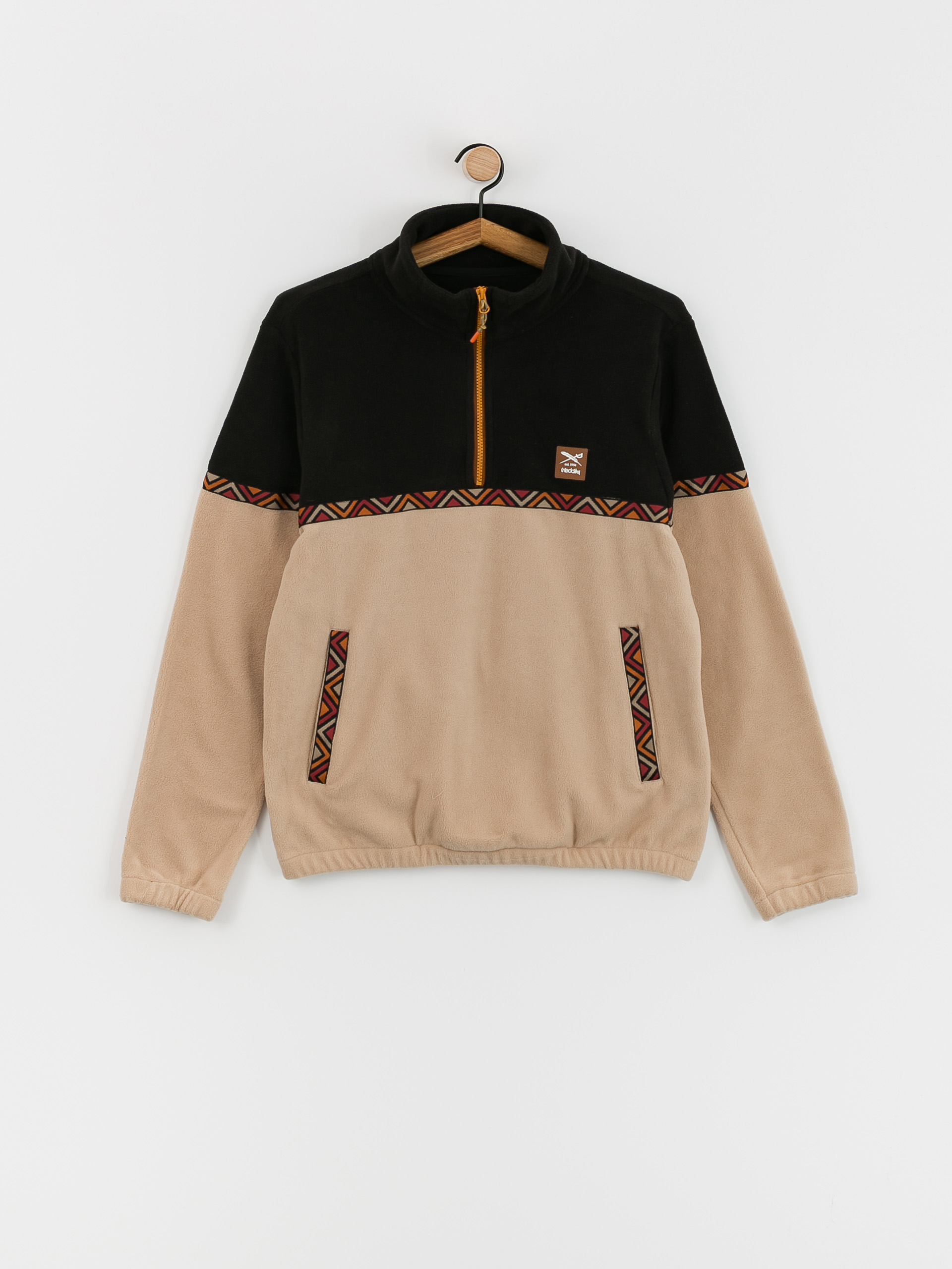 Мъжки Поларени суитшърти Iriedaily Monte Noe (khaki)