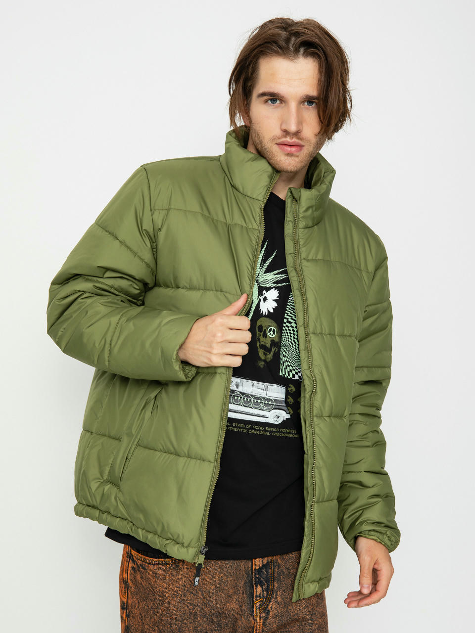 Яке Vans No Hood Norris Mte 1 Puffer (olive branch)