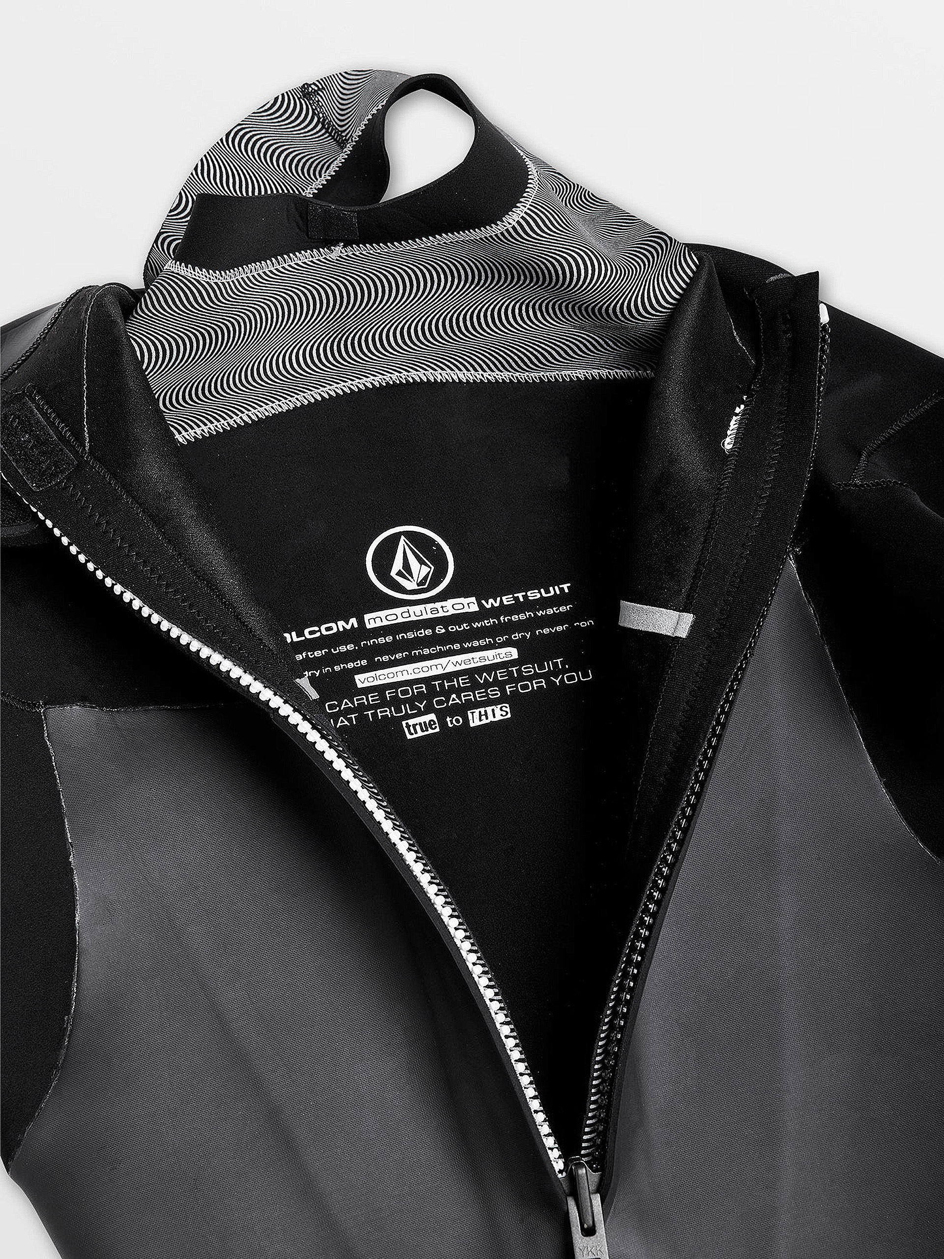 Топки Volcom Pianka Modulator 3/2Mm Long Sleeve Back Zip Fullsuit (black)