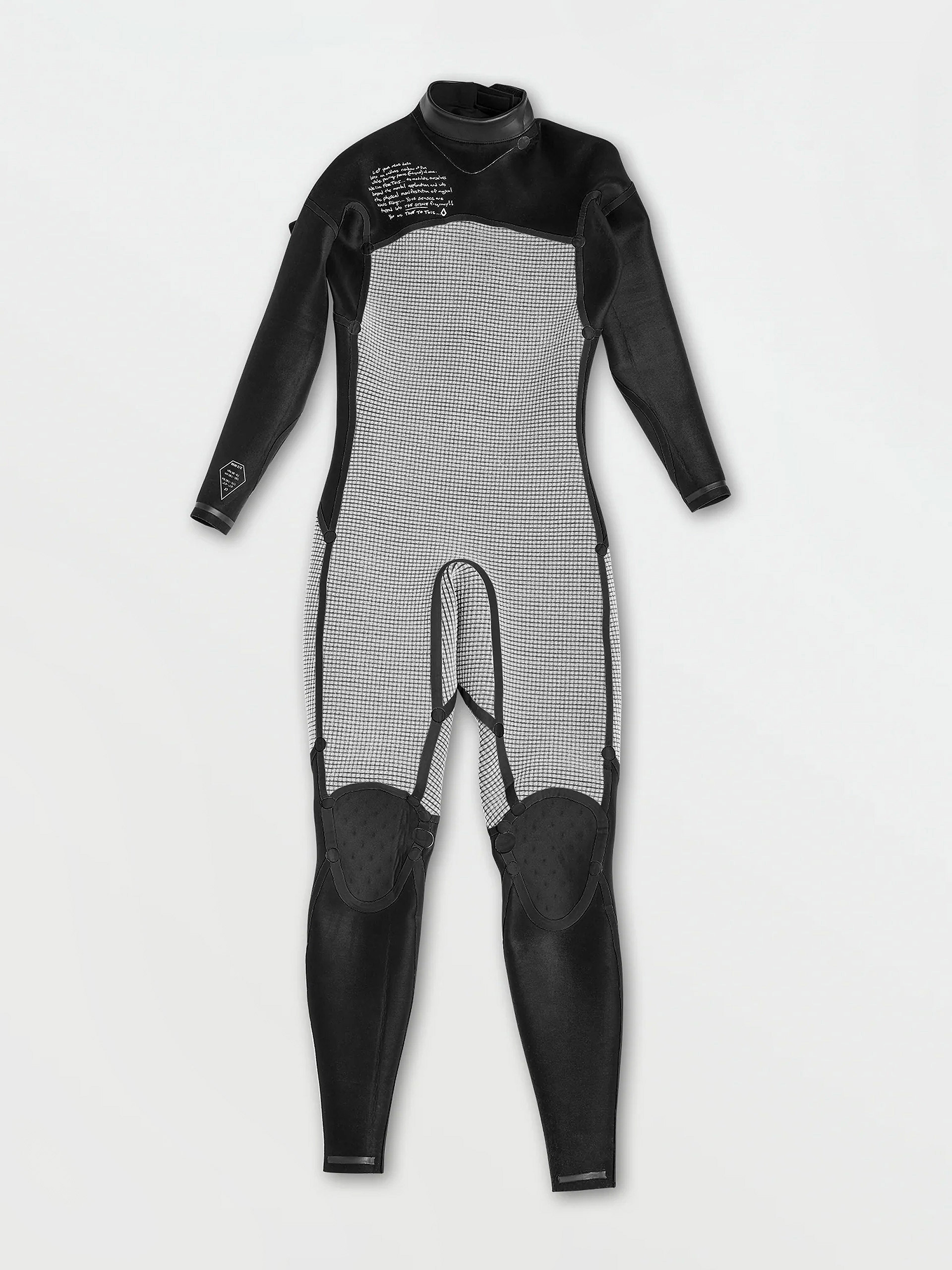 Топки Volcom Pianka Modulator 3/2Mm Long Sleeve Back Zip Fullsuit (black)