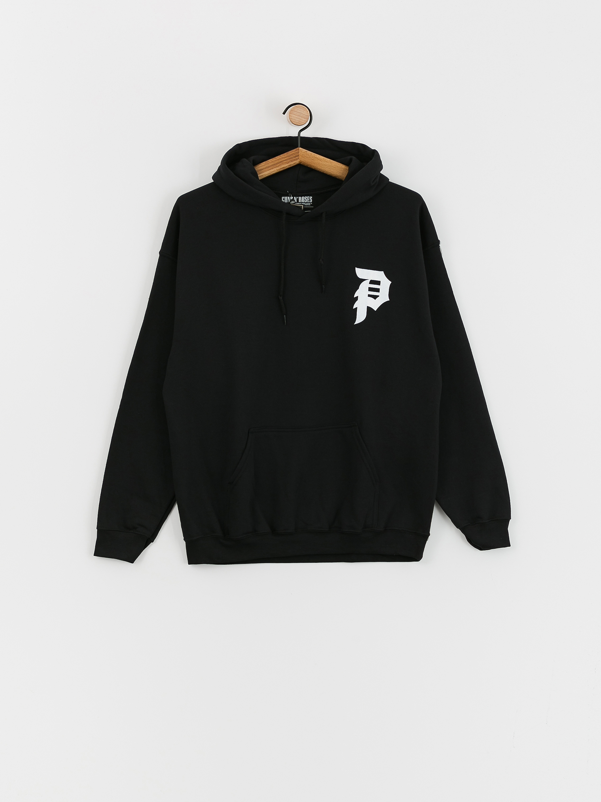 Суитшърт с качулка Primitive X Guns N' Roses Cross HD (black)