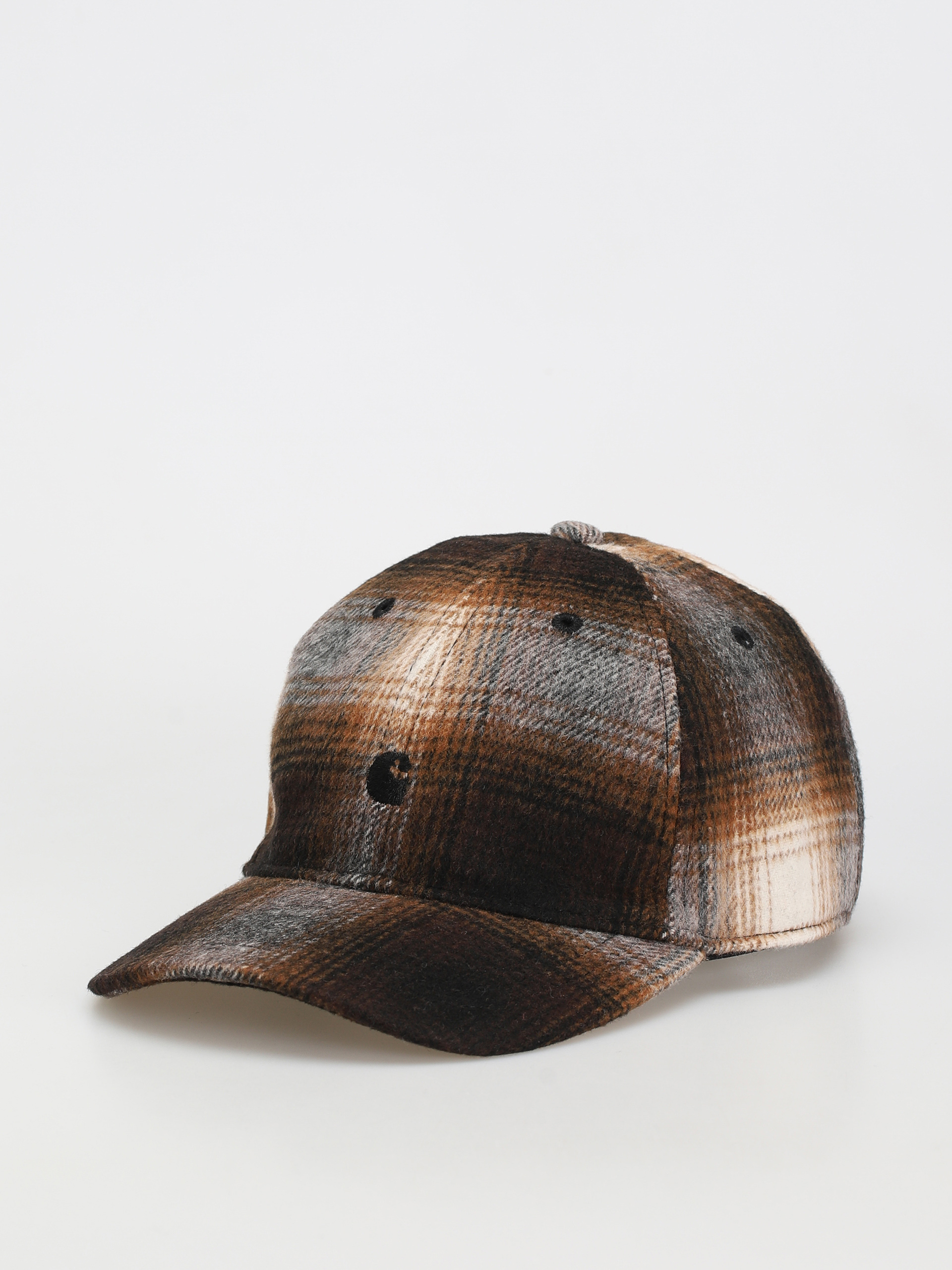 Шапка с козирка Carhartt WIP Moreau (moreau check deep h brown/black)