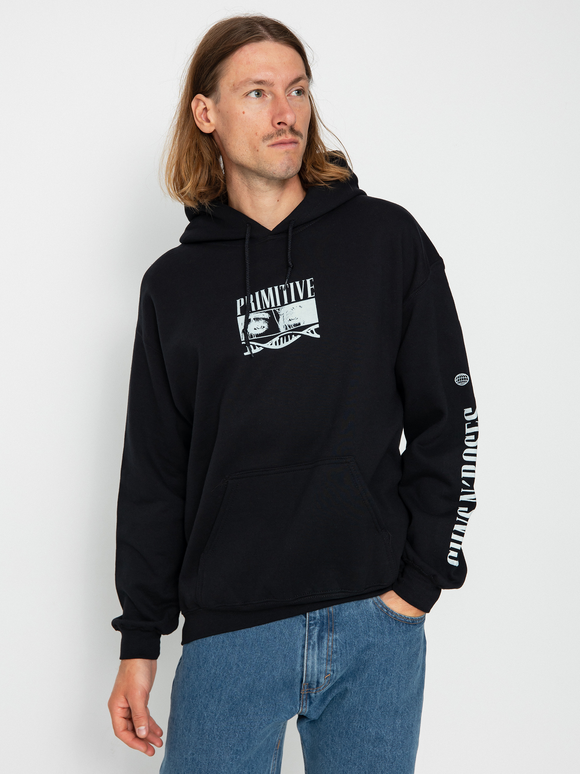 Суитшърт с качулка Primitive X Guns N' Roses Nightrain HD (black)