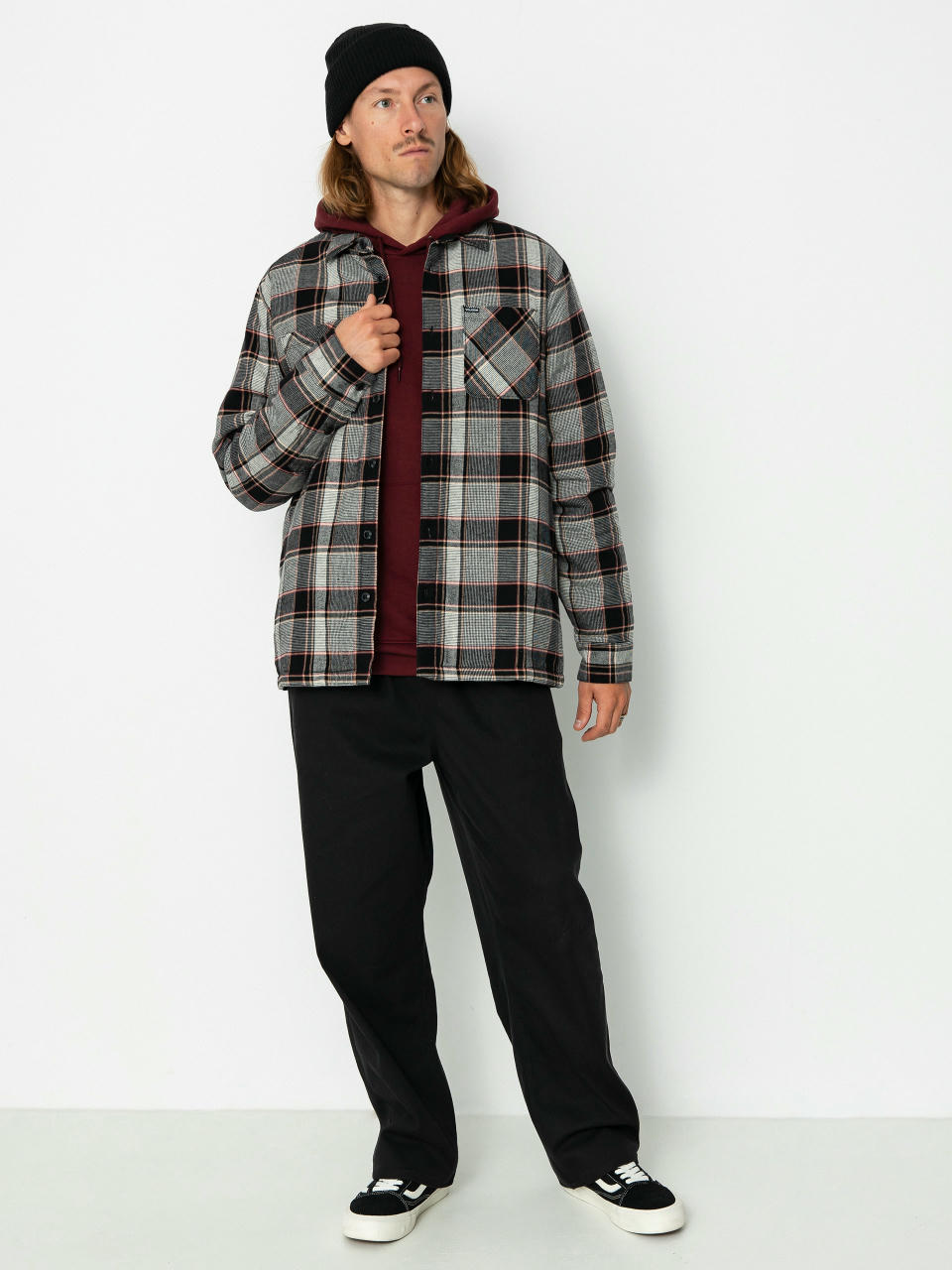 Риза Volcom Brickstone Lined Flannel Ls (dirty white)