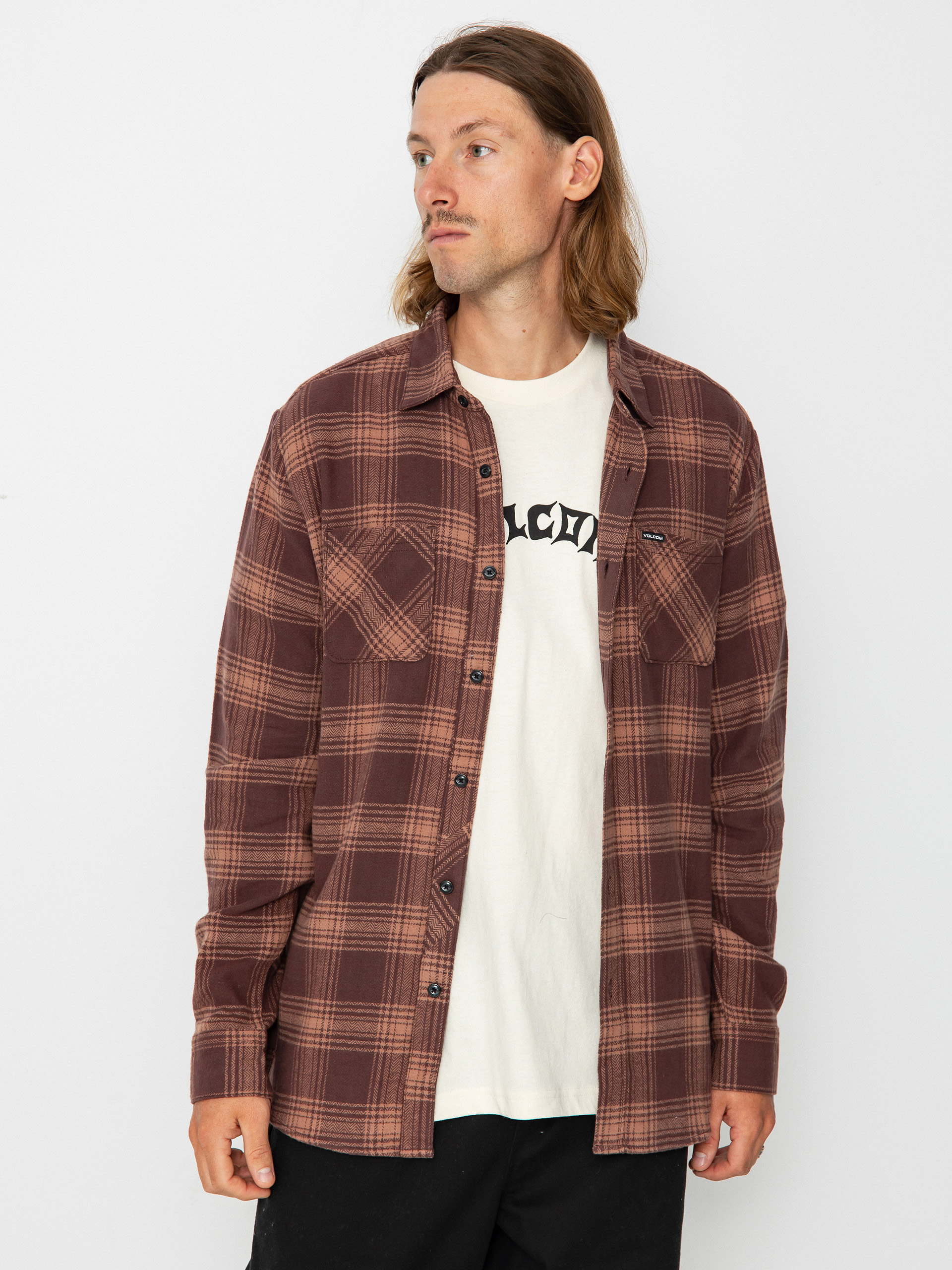 Риза Volcom Tone Stone Ls (pumice)