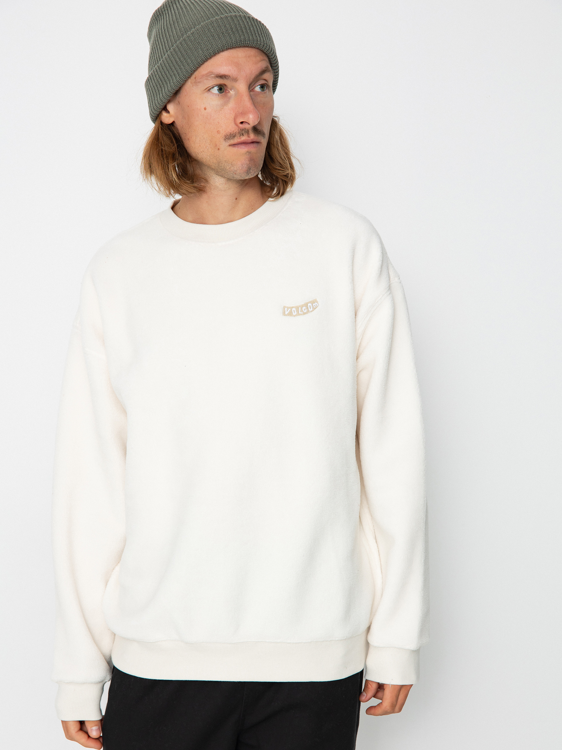 Суитшърт Volcom Too Kool Lse Crew (dirty white)