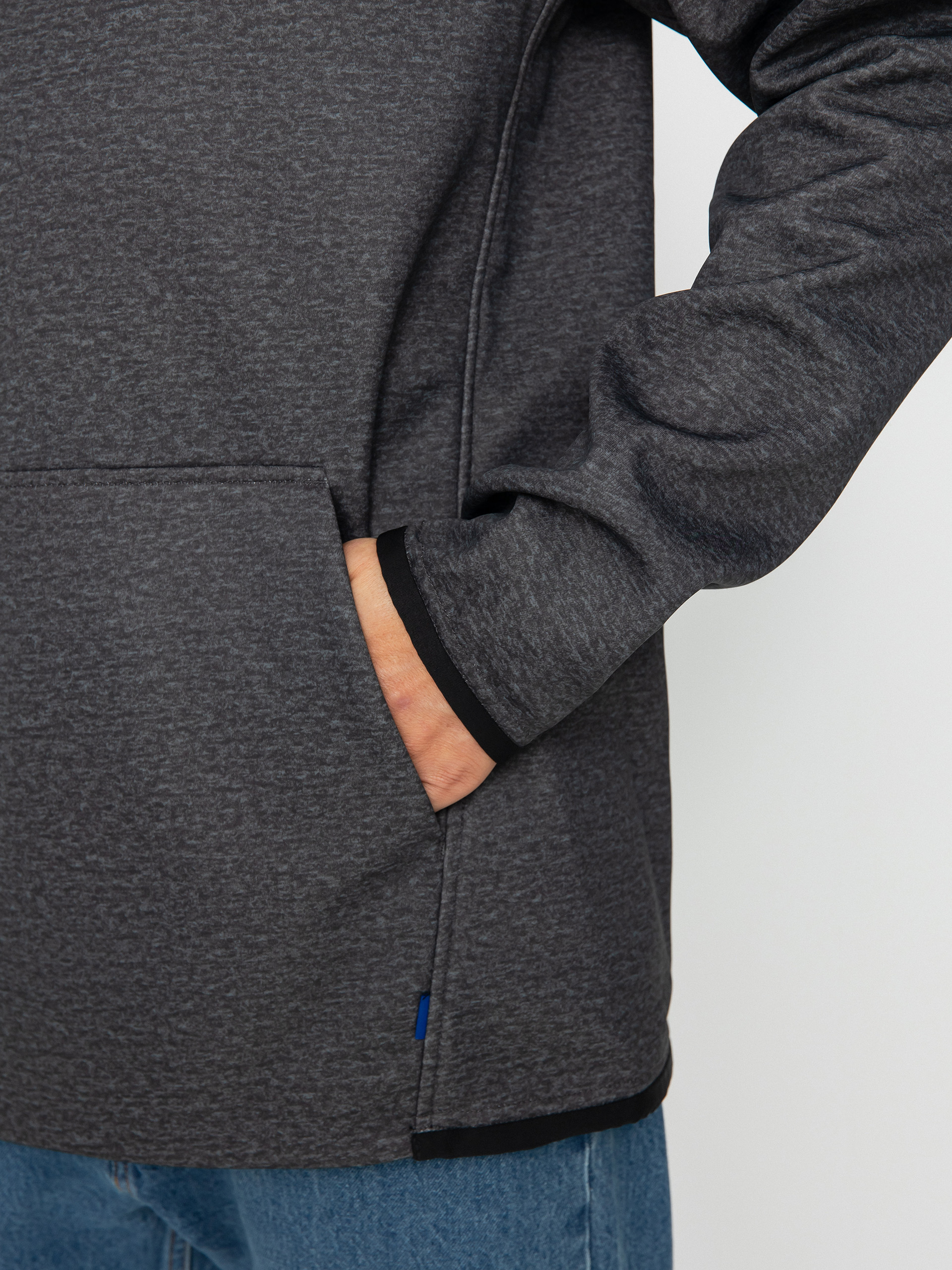 Суитшърт с качулка Burton Crown Weatherproof HD (true black heather)