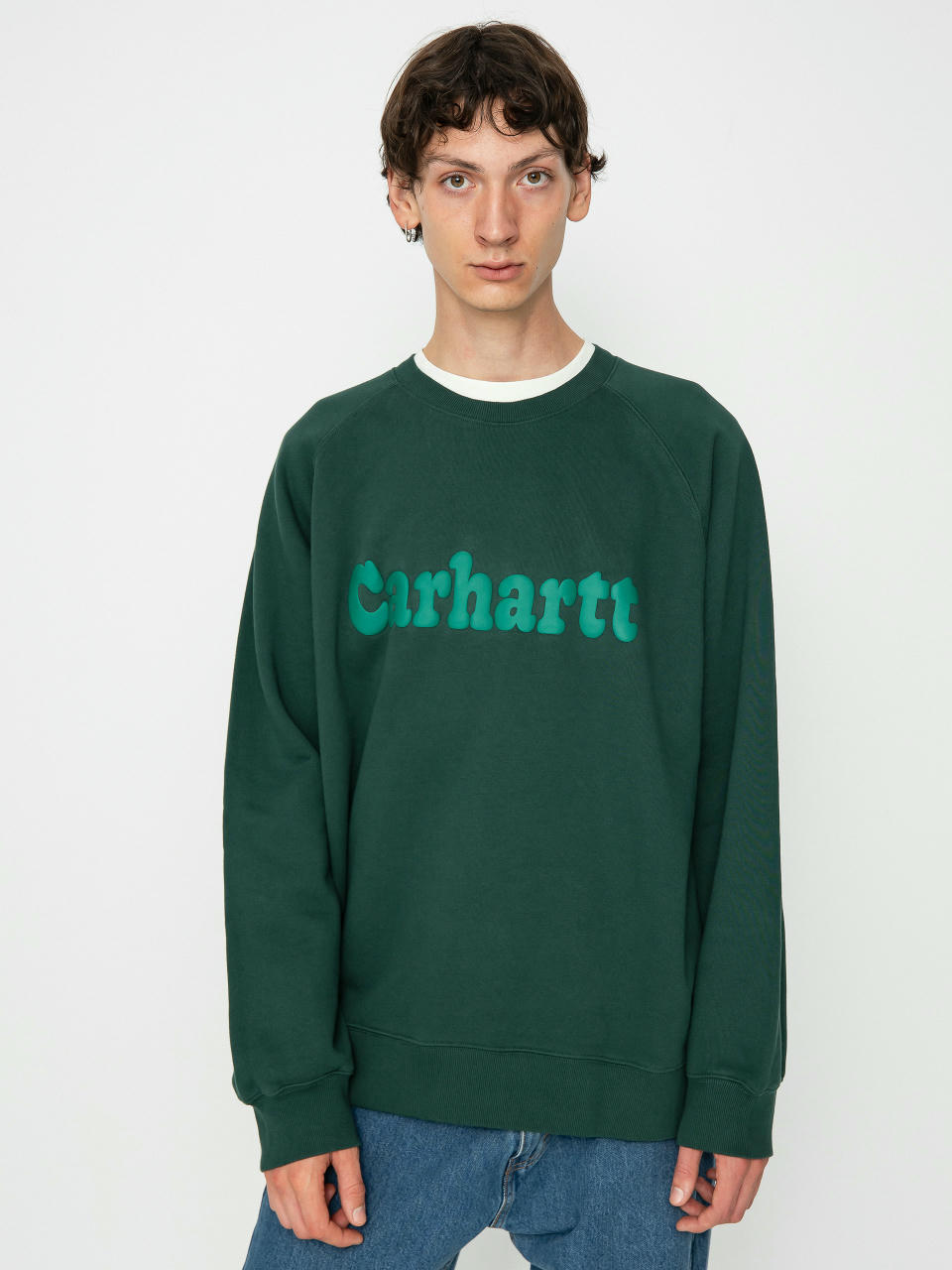 Суитшърт Carhartt WIP Bubbles (discovery green/green)