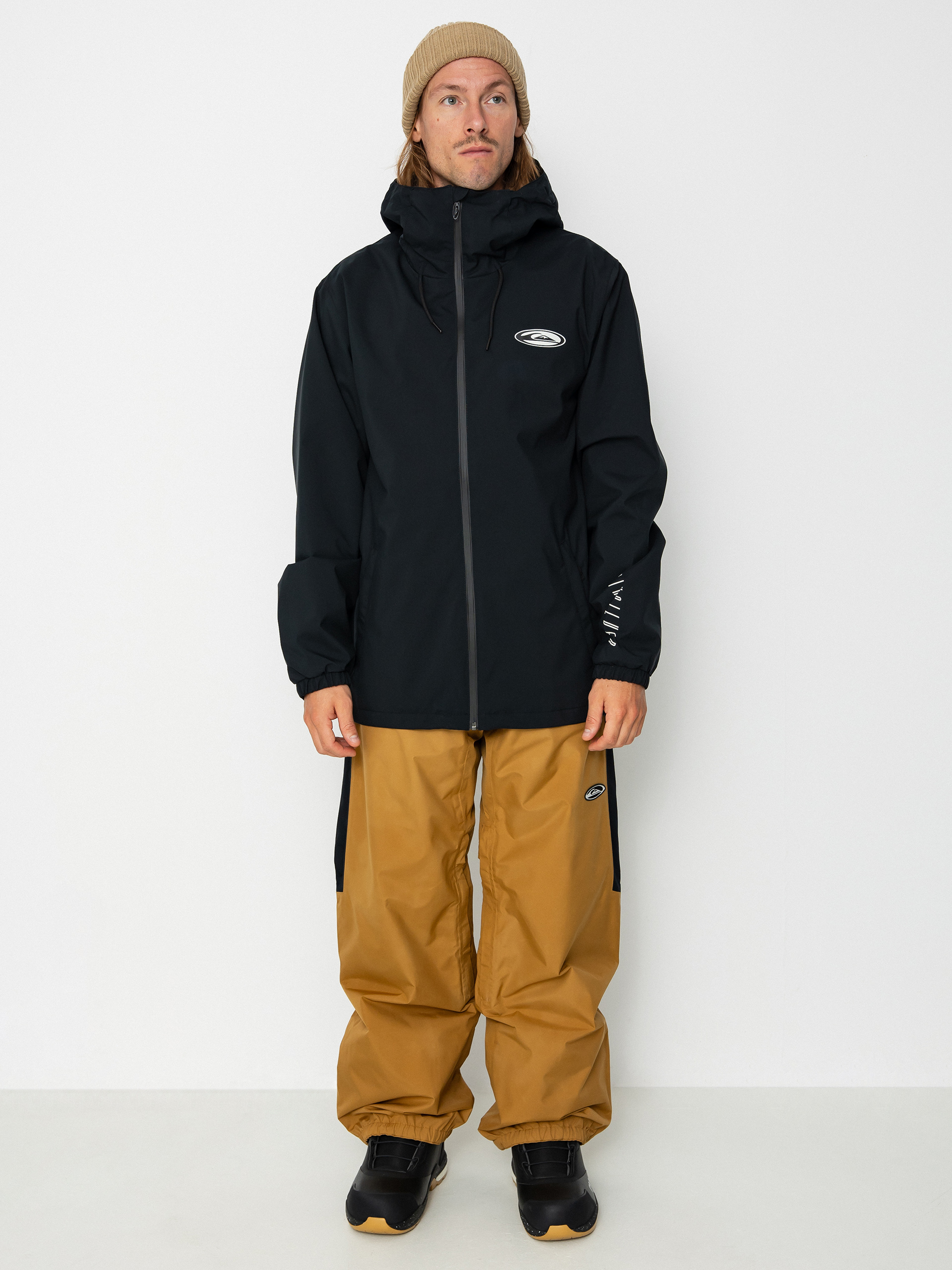 Сноуборд яке Quiksilver High In The Hood - черен (true black)
