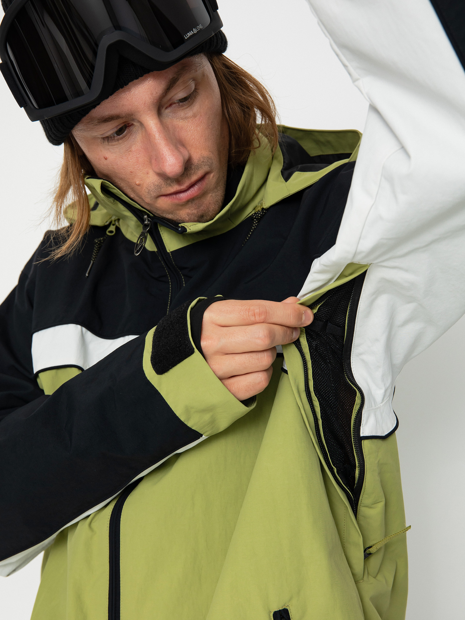 Мъжки Сноуборд яке Quiksilver Live Wire (green olive)