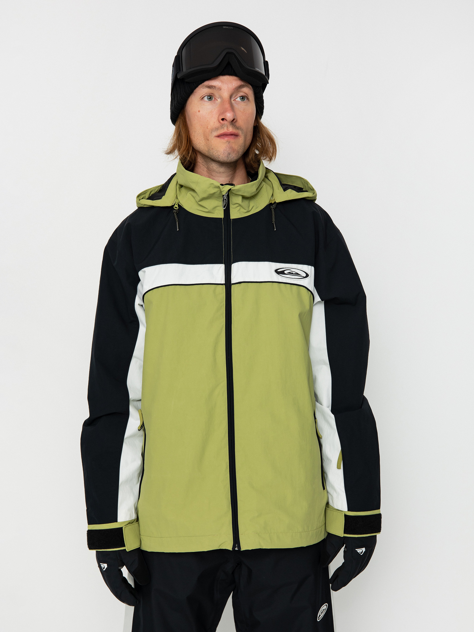 Мъжки Сноуборд яке Quiksilver Live Wire (green olive)
