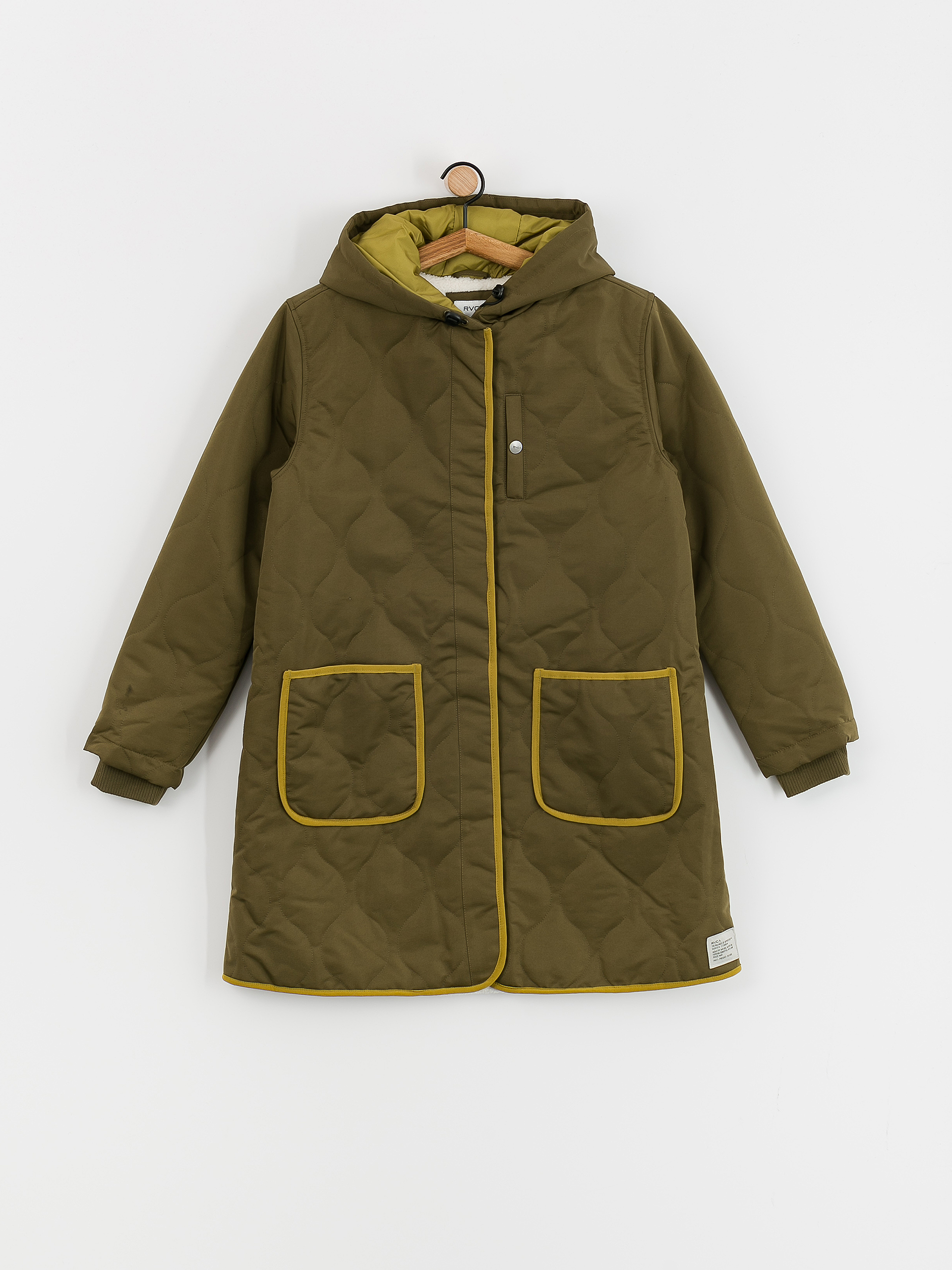 Яке RVCA Jean Parka Wmn (dark chocolate/dark orange)