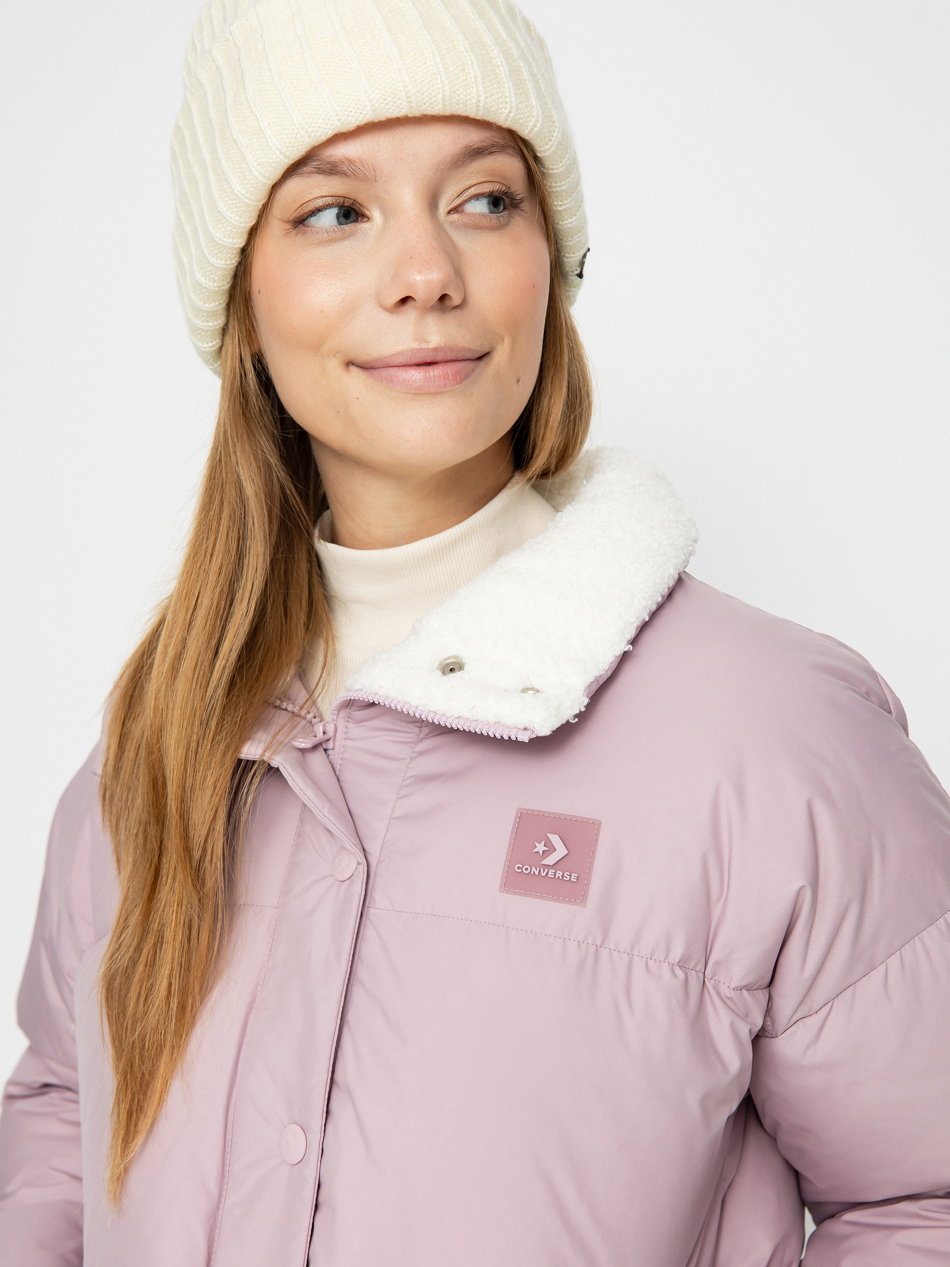 Яке Converse Short Down Jacket Wmn (phantom violet)