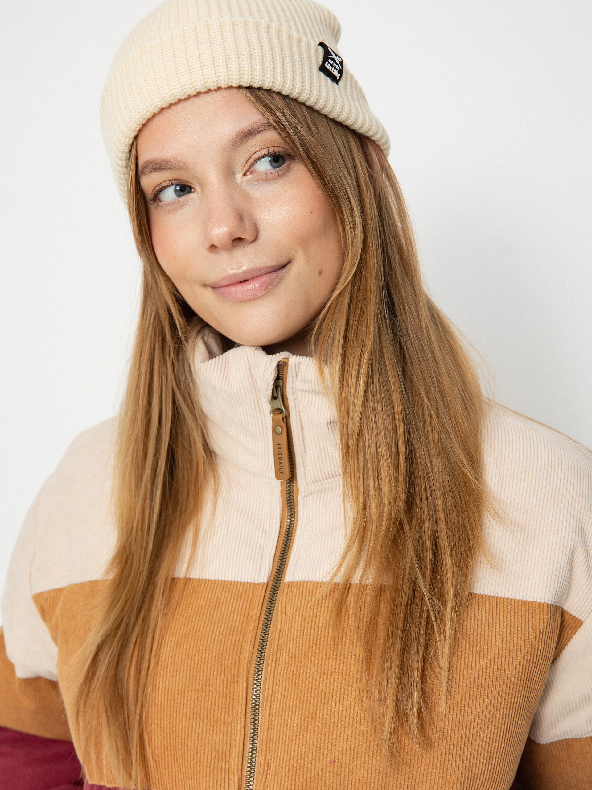 Яке Iriedaily Cordy Puffer Wmn (dark red)