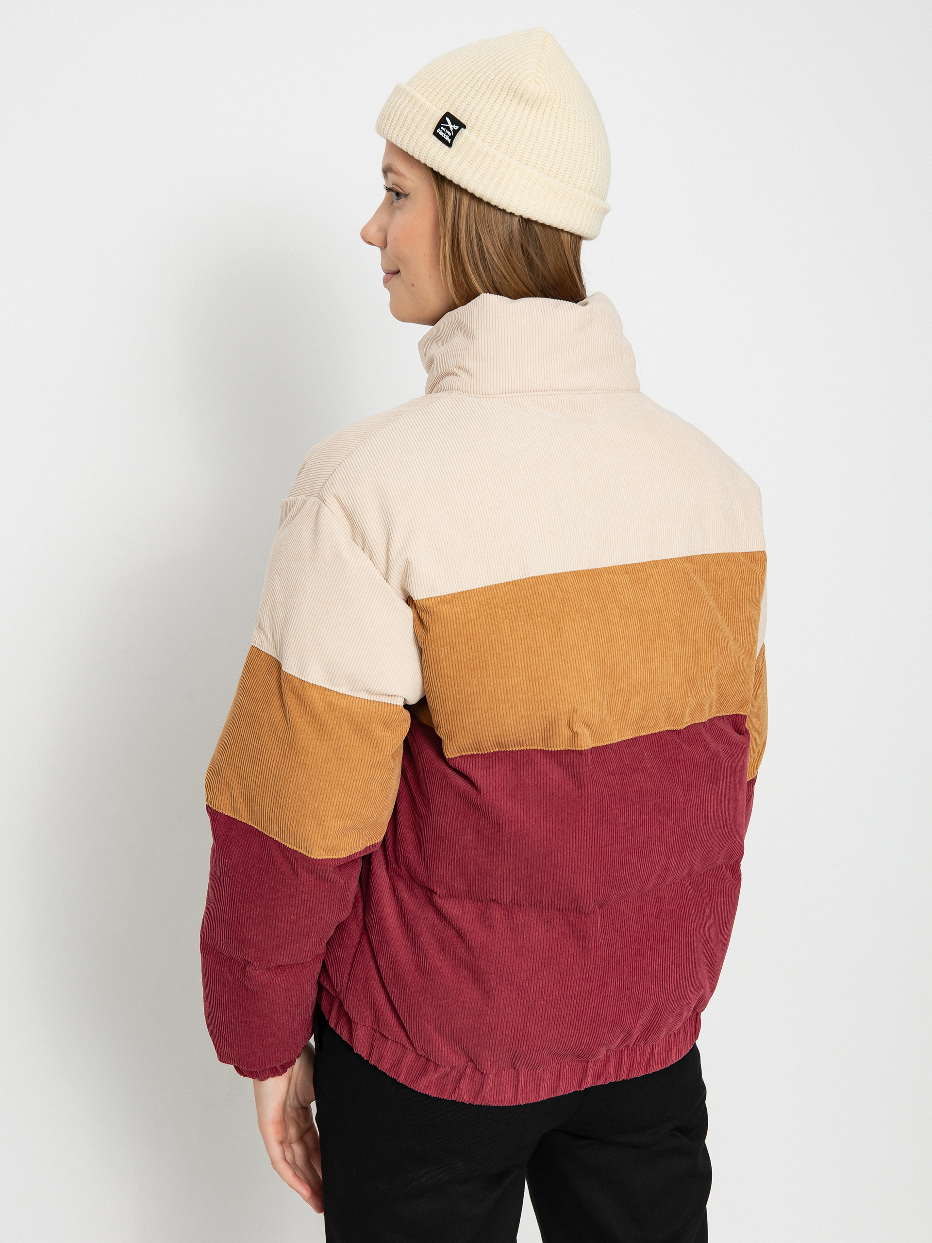 Яке Iriedaily Cordy Puffer Wmn (dark red)