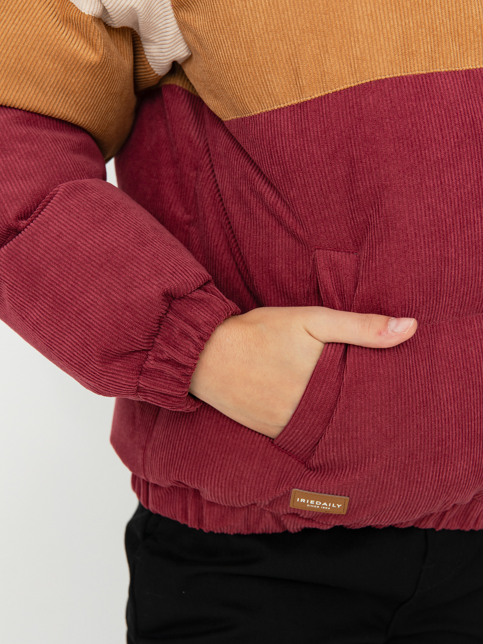 Яке Iriedaily Cordy Puffer Wmn (dark red)