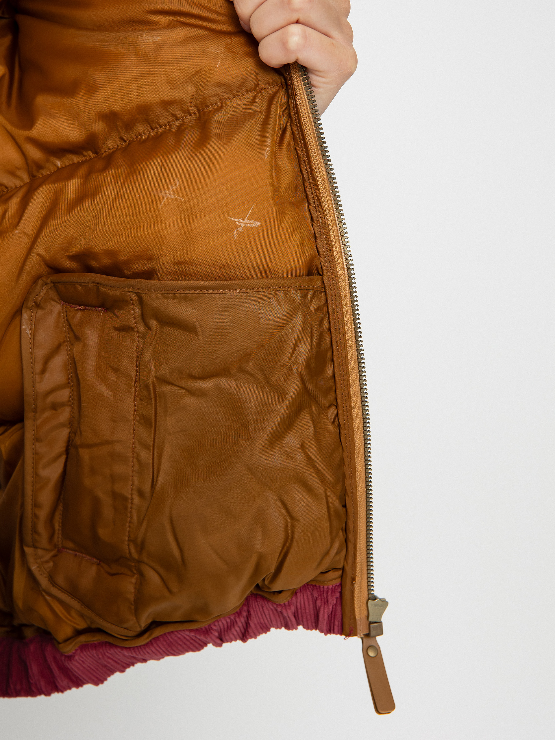 Яке Iriedaily Cordy Puffer Wmn (dark red)