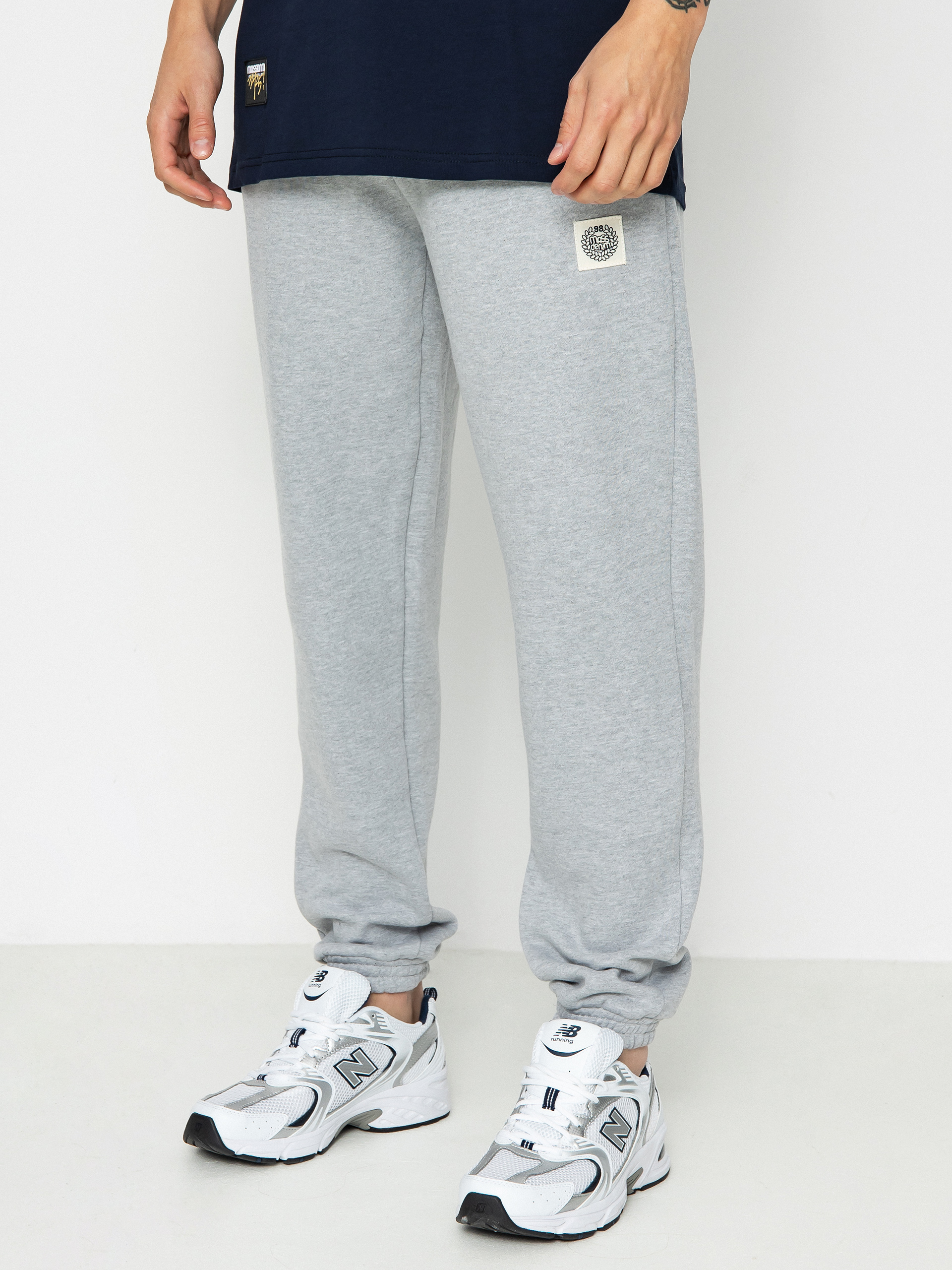 u041fu0430u043du0442u0430u043bu043eu043du0438 MassDnm Patch Straight Fit (light heather grey)