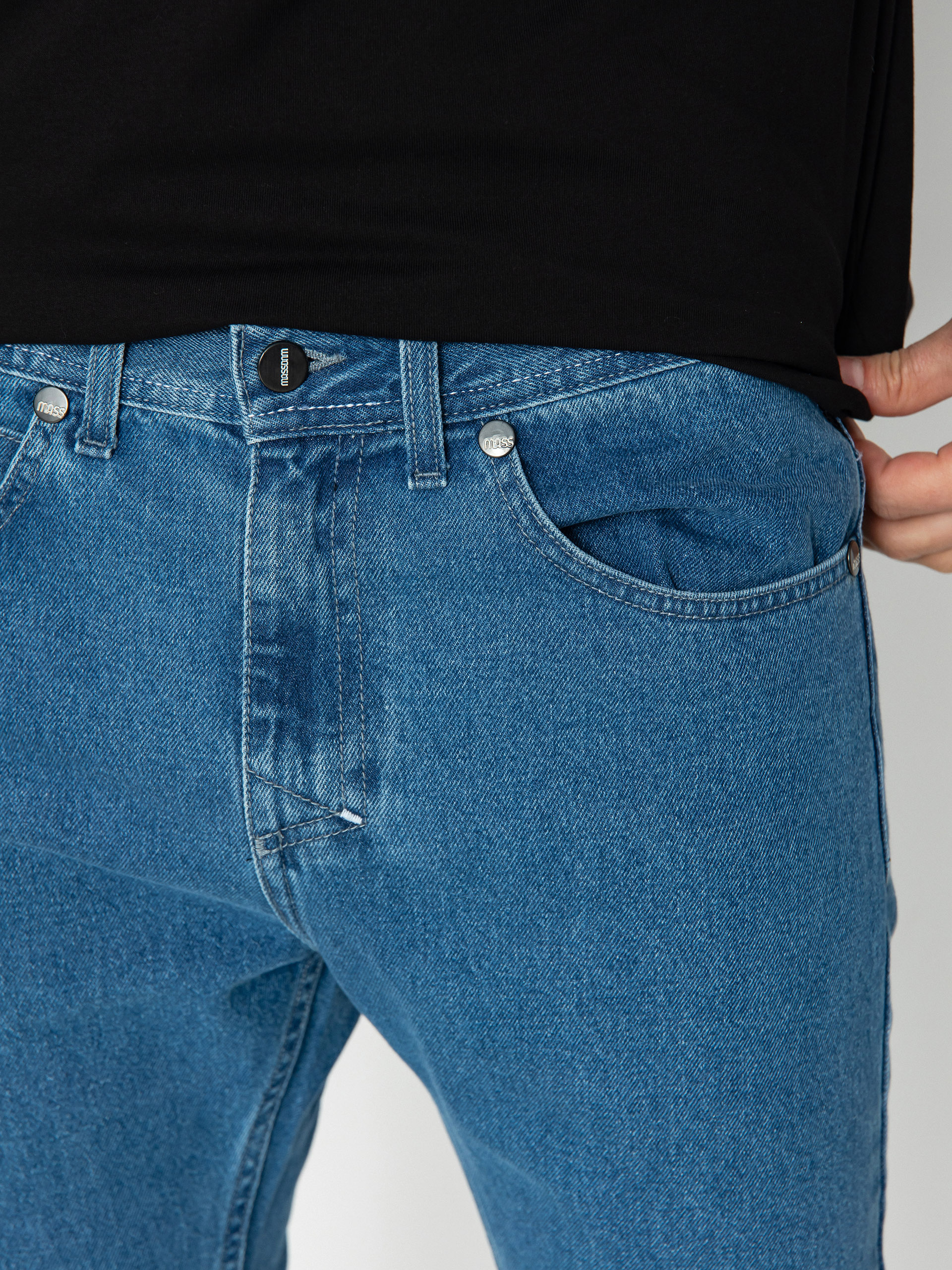 MassDnm Панталони Signature 2.0 Jeans Tapered Fit (blue)